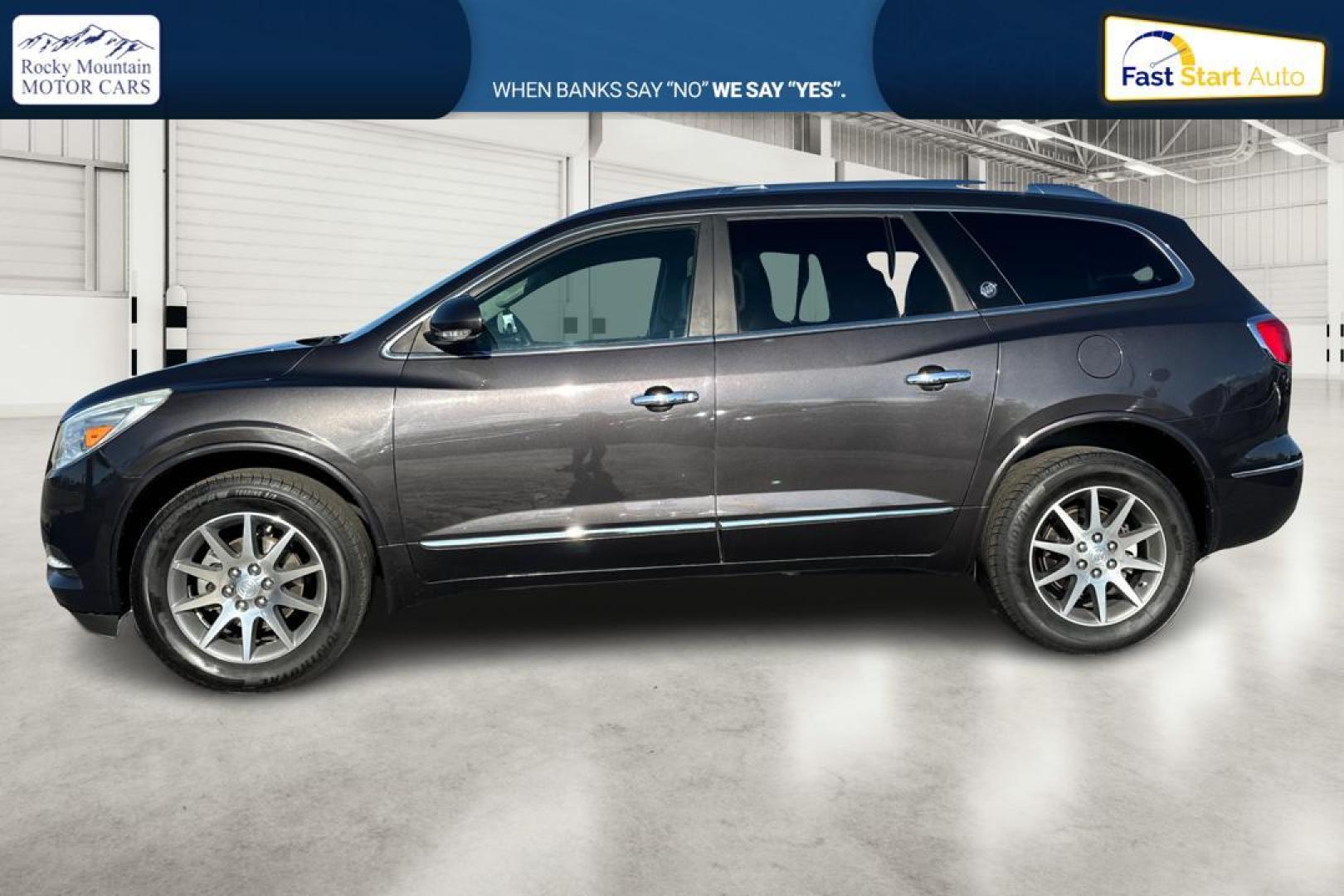 2016 Gray Buick Enclave Leather FWD (5GAKRBKD7GJ) with an 3.6L V6 DOHC 24V engine, 6-Speed Automatic Overdrive transmission, located at 7755 State Street, Midvale, UT, 84047, (801) 753-9063, 40.610329, -111.890656 - Photo#6