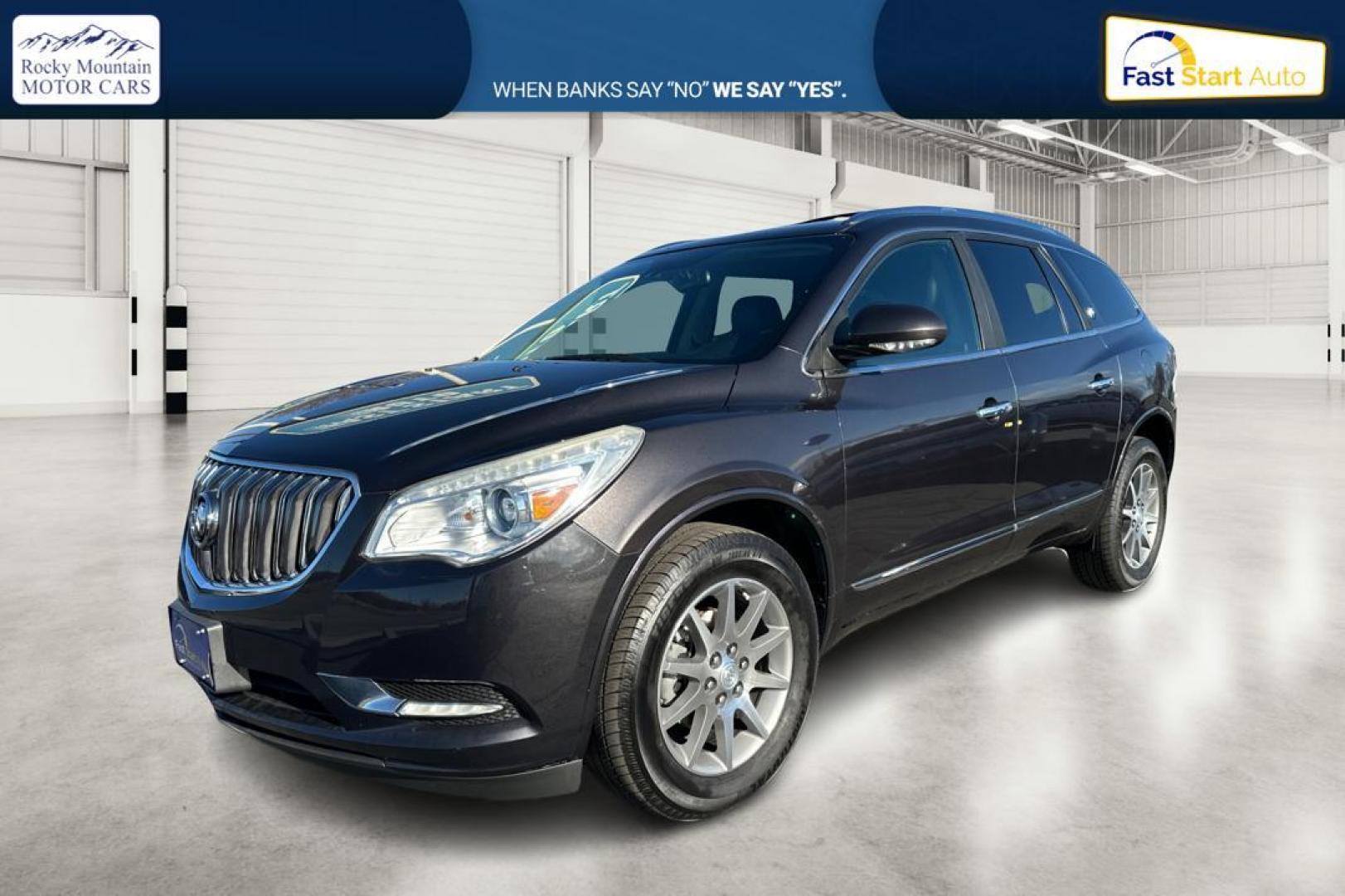 2016 Gray Buick Enclave Leather FWD (5GAKRBKD7GJ) with an 3.6L V6 DOHC 24V engine, 6-Speed Automatic Overdrive transmission, located at 7755 State Street, Midvale, UT, 84047, (801) 753-9063, 40.610329, -111.890656 - Photo#8