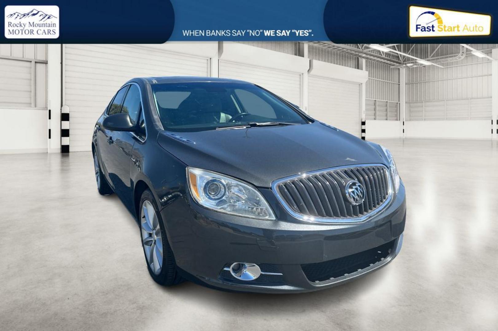 2016 Gray Buick Verano Convenience (1G4PR5SK1G4) with an 2.4L L4 DOHC 16V FFV engine, 6A transmission, located at 7755 State Street, Midvale, UT, 84047, (801) 753-9063, 40.610329, -111.890656 - Photo#0