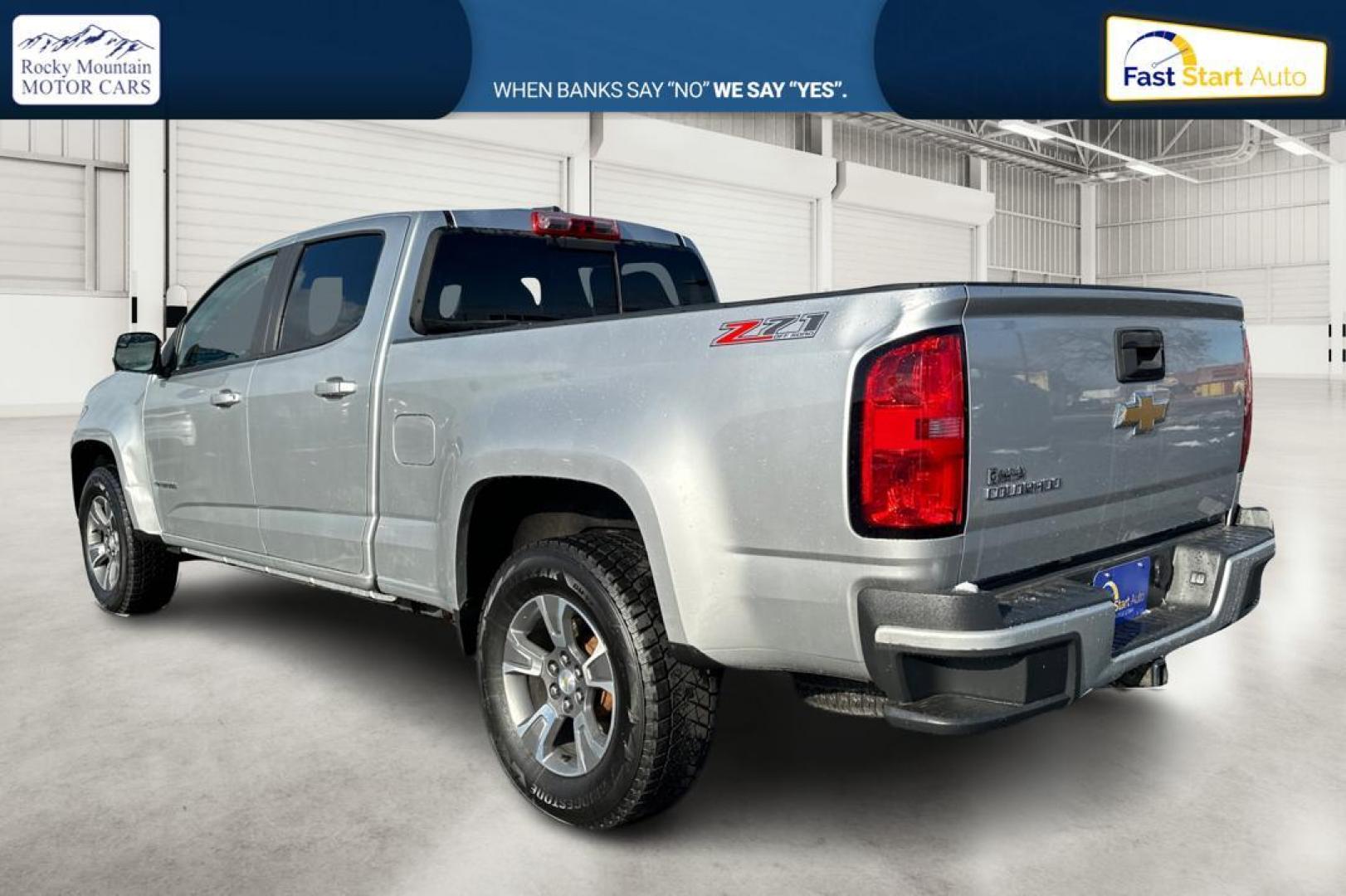 2016 Silver Chevrolet Colorado Z71 Crew Cab 4WD Long Box (1GCGTDE34G1) with an 3.6L V6 DOHC 24V GAS engine, 6A transmission, located at 7755 State Street, Midvale, UT, 84047, (801) 753-9063, 40.610329, -111.890656 - Photo#5