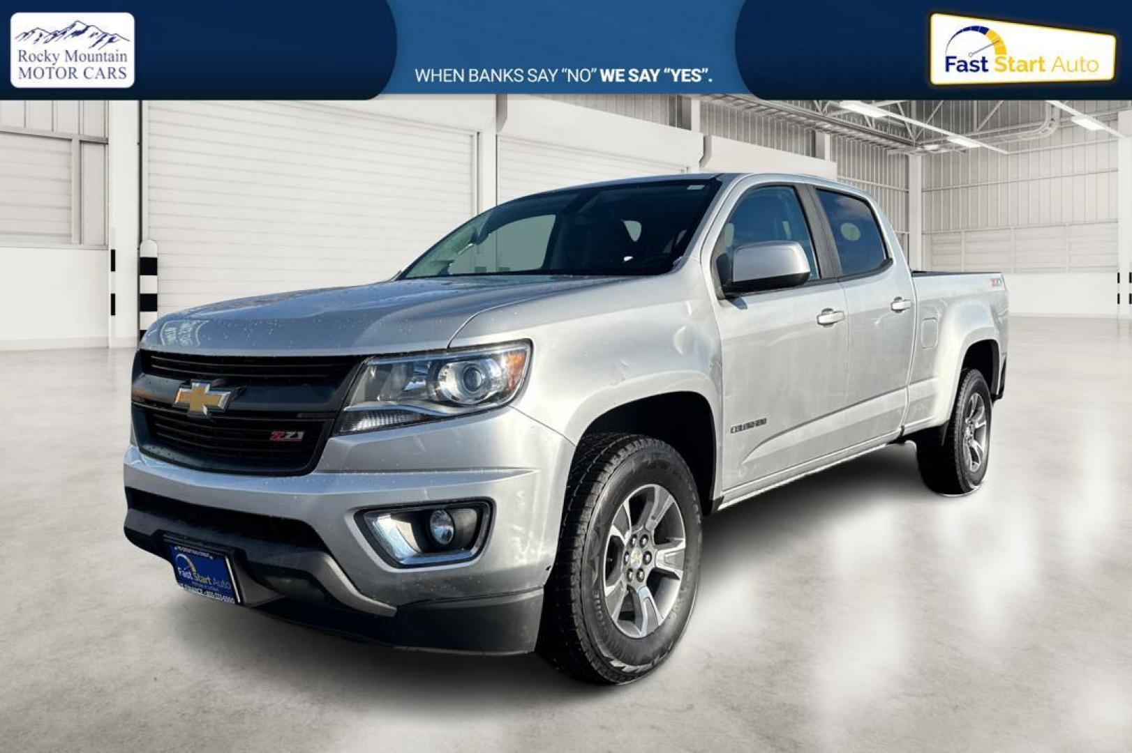 2016 Silver Chevrolet Colorado Z71 Crew Cab 4WD Long Box (1GCGTDE34G1) with an 3.6L V6 DOHC 24V GAS engine, 6A transmission, located at 7755 State Street, Midvale, UT, 84047, (801) 753-9063, 40.610329, -111.890656 - Photo#8