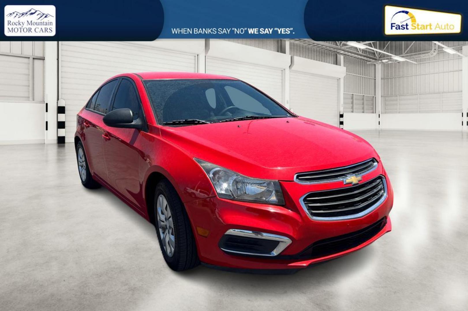 2016 Red Chevrolet Cruze Limited LS Manual (1G1PB5SG4G7) with an 1.8L L4 DOHC 16V engine, 6M transmission, located at 344 S Washington Blvd, Ogden, UT, 84404, (801) 399-1799, 41.255482, -111.970848 - Photo#0