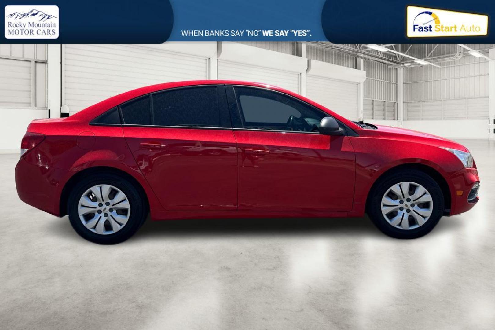 2016 Red Chevrolet Cruze Limited LS Manual (1G1PB5SG4G7) with an 1.8L L4 DOHC 16V engine, 6M transmission, located at 344 S Washington Blvd, Ogden, UT, 84404, (801) 399-1799, 41.255482, -111.970848 - Photo#1