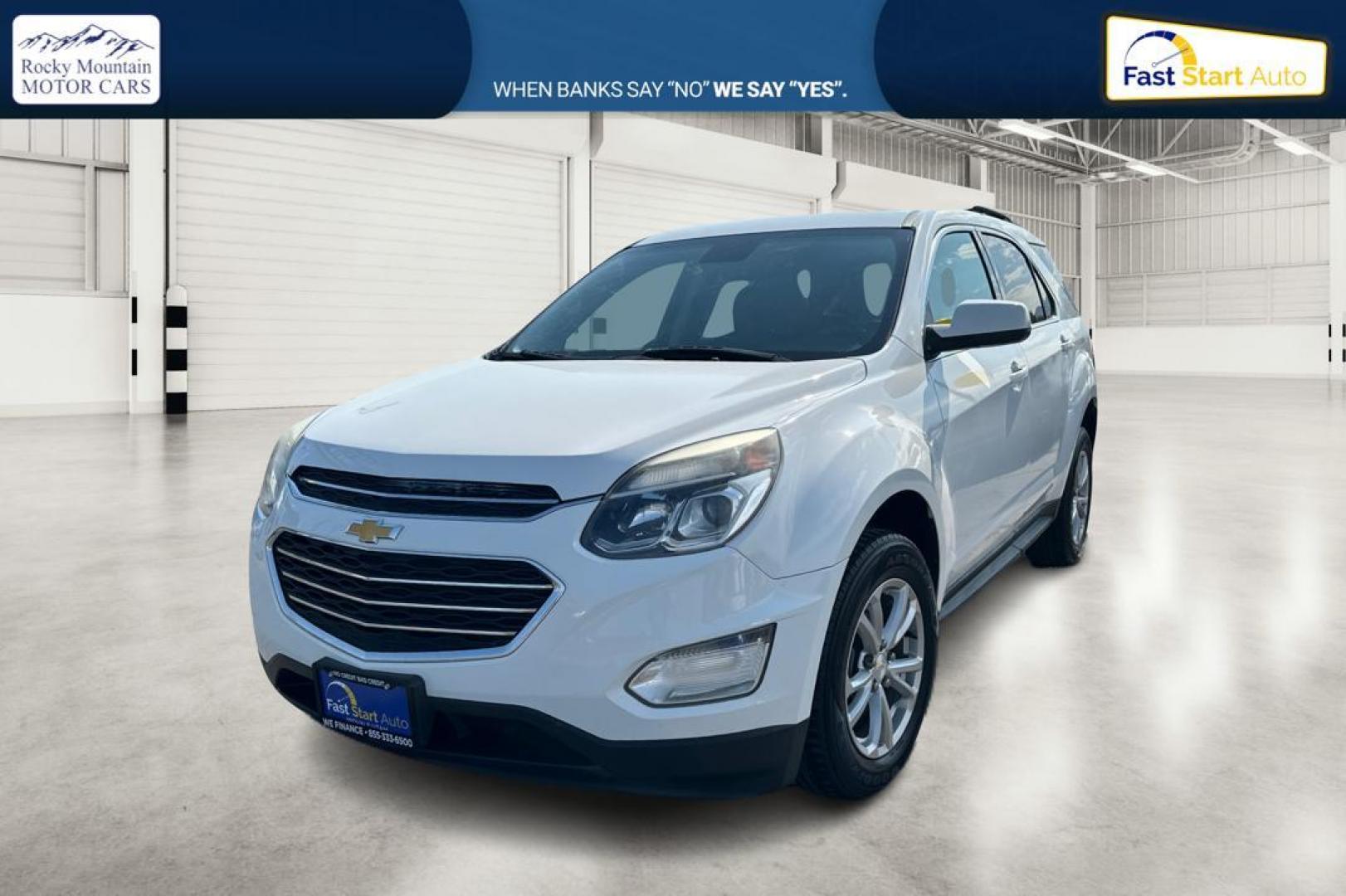 2016 White Chevrolet Equinox LT AWD (2GNFLFE3XG6) with an 3.6L V6 DOHC 24V engine, 6A transmission, located at 7755 State Street, Midvale, UT, 84047, (801) 753-9063, 40.610329, -111.890656 - Photo#6