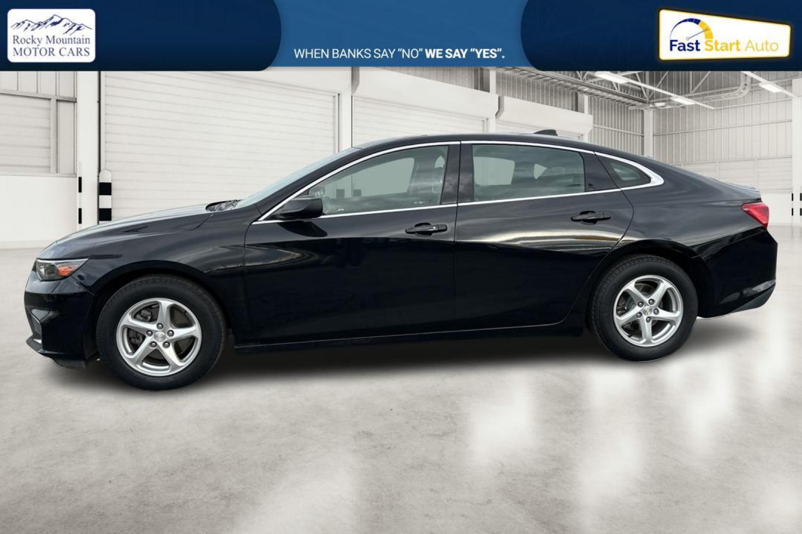 2016 Black Chevrolet Malibu LS (1G1ZB5ST6GF) with an 1.5L L4 DOHC 16V engine, 6A transmission, located at 7755 State Street, Midvale, UT, 84047, (801) 753-9063, 40.610329, -111.890656 - Photo#6