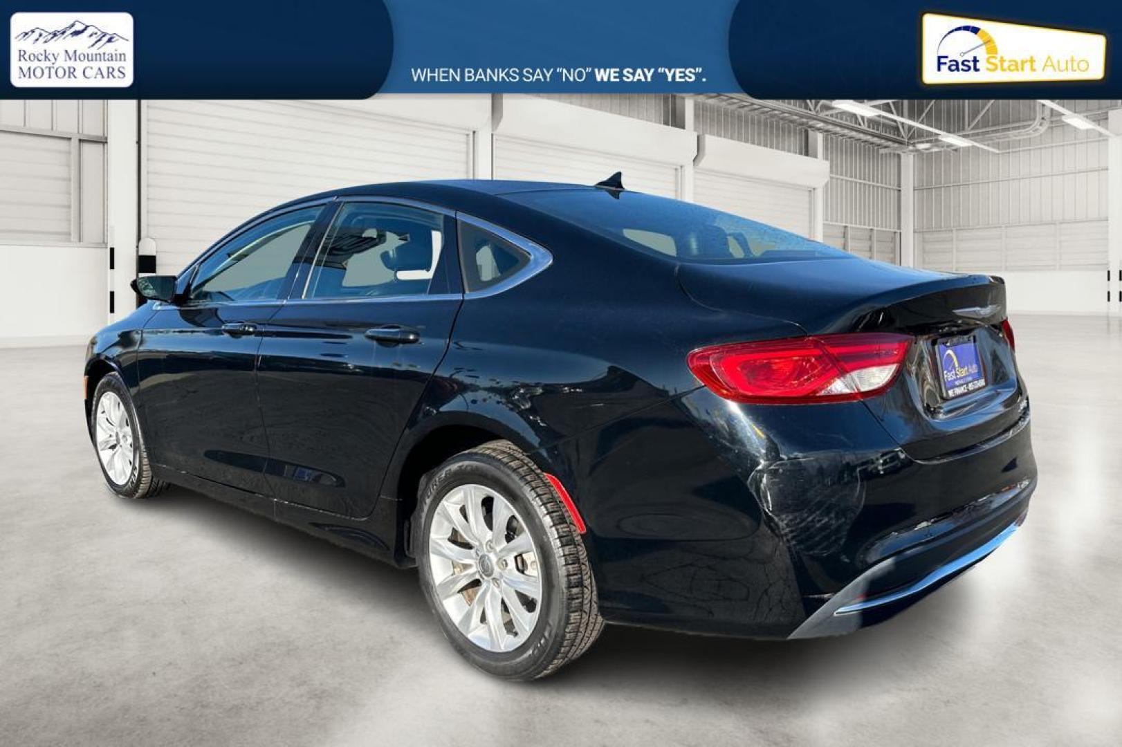 2016 Black Chrysler 200 C (1C3CCCCB3GN) with an 2.4L L4 DOHC 16V engine, 9-Speed Automatic transmission, located at 7755 State Street, Midvale, UT, 84047, (801) 753-9063, 40.610329, -111.890656 - Photo#5