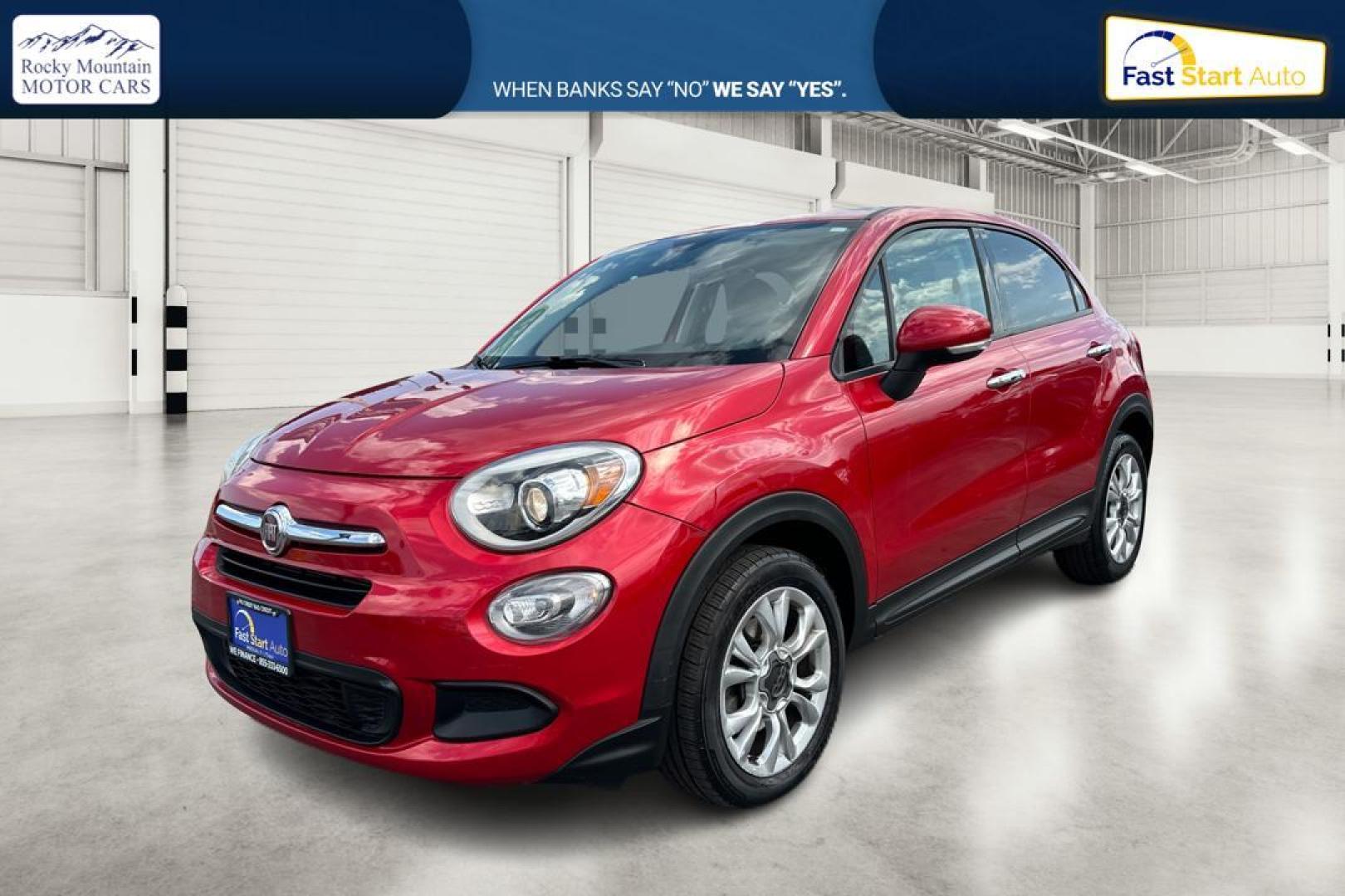 2016 Red Fiat 500x Easy (ZFBCFXBT3GP) with an 2.4L L4 engine, 9-Speed Automatic transmission, located at 7755 State Street, Midvale, UT, 84047, (801) 753-9063, 40.610329, -111.890656 - Photo#6