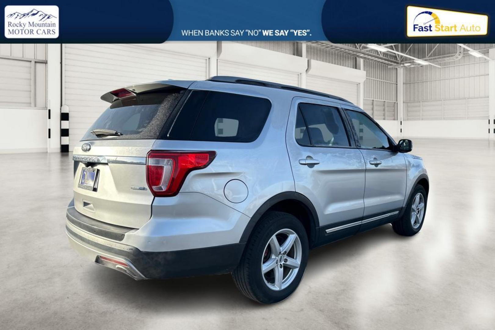 2016 Silver Ford Explorer XLT 4WD (1FM5K8DH2GG) with an 2.3L L4 DOHC 16V engine, 6-Speed Automatic transmission, located at 7755 State Street, Midvale, UT, 84047, (801) 753-9063, 40.610329, -111.890656 - Photo#2