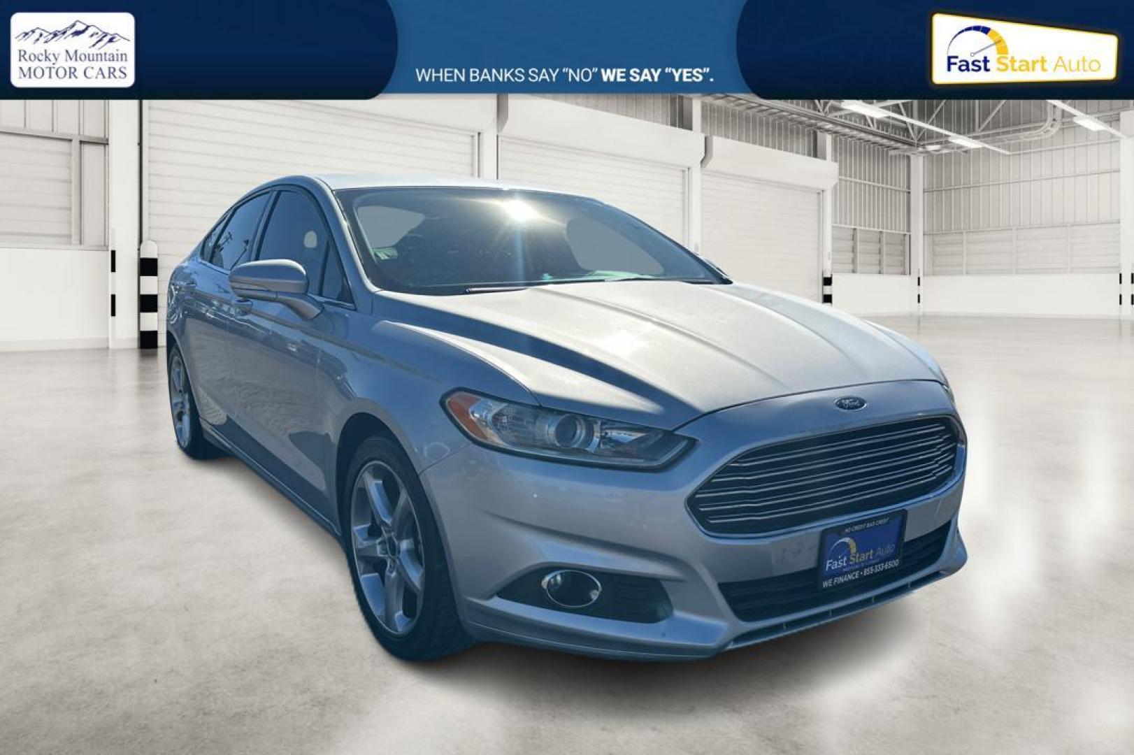 2016 Silver Ford Fusion SE (3FA6P0HD7GR) with an 1.5L L4 DOHC 16V engine, 6-Speed Automatic transmission, located at 7755 State Street, Midvale, UT, 84047, (801) 753-9063, 40.610329, -111.890656 - Photo#0