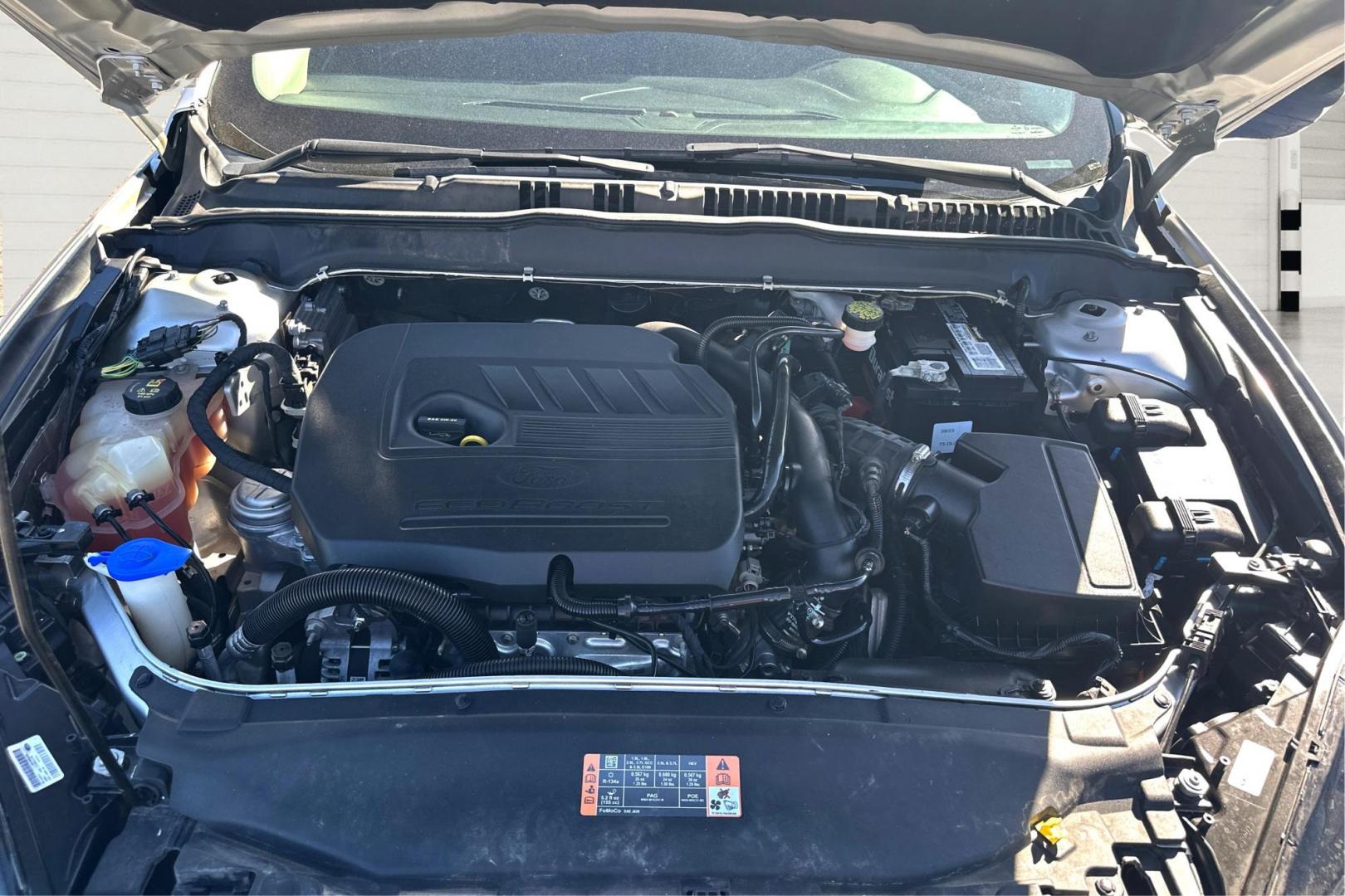 2016 Silver Ford Fusion SE (3FA6P0HD7GR) with an 1.5L L4 DOHC 16V engine, 6-Speed Automatic transmission, located at 7755 State Street, Midvale, UT, 84047, (801) 753-9063, 40.610329, -111.890656 - Photo#8