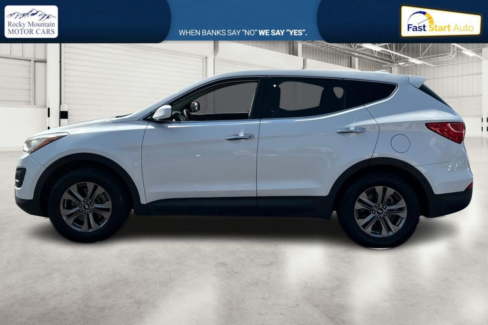 2016 White Hyundai Santa Fe Sport 2.4 FWD (5XYZT3LB3GG) with an 2.4L L4 DOHC 16V engine, 6-Speed Automatic transmission, located at 344 S Washington Blvd, Ogden, UT, 84404, (801) 399-1799, 41.255482, -111.970848 - Photo#6