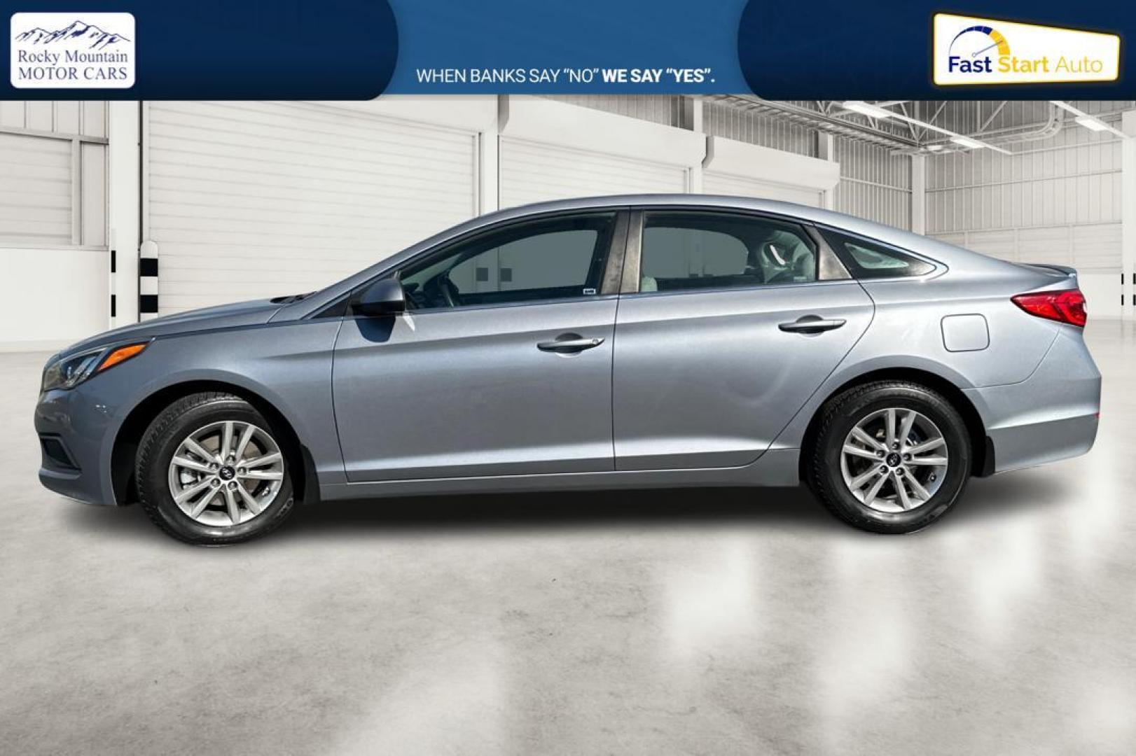 2016 Gray Hyundai Sonata SE (5NPE24AF0GH) with an 2.4L L4 DOHC 16V engine, 7A transmission, located at 7755 State Street, Midvale, UT, 84047, (801) 753-9063, 40.610329, -111.890656 - Photo#6