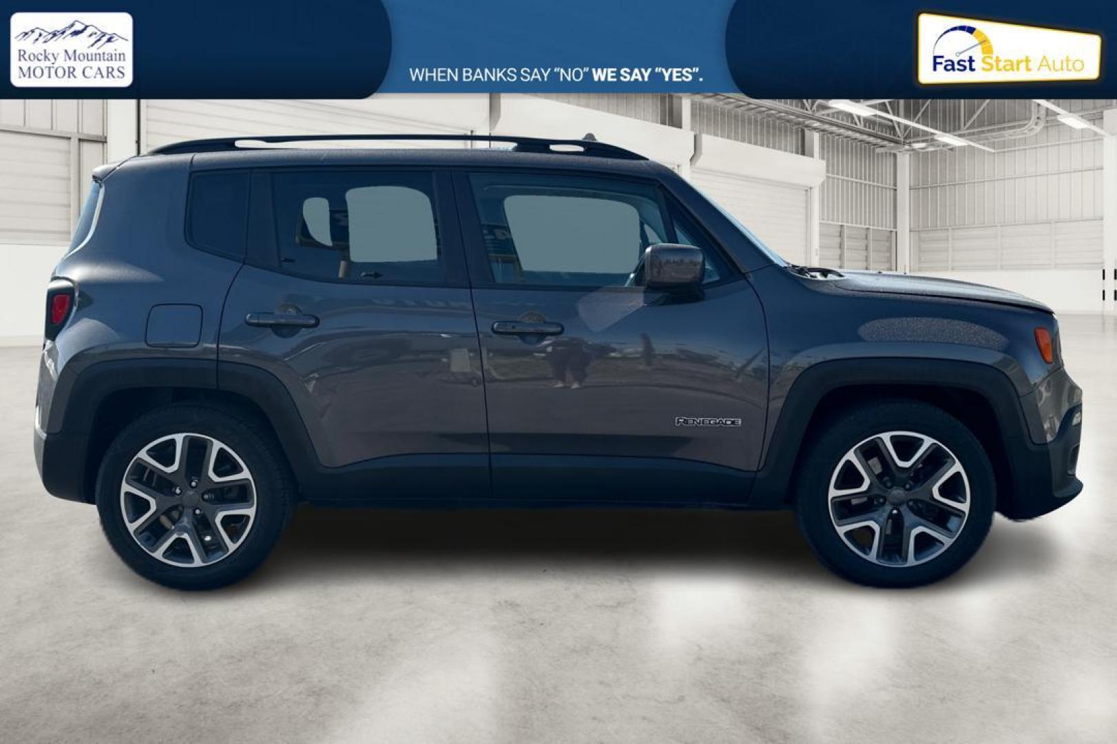 2016 Gray Jeep Renegade Latitude FWD (ZACCJABTXGP) with an 2.4L L4 DOHC 16V engine, 6M transmission, located at 344 S Washington Blvd, Ogden, UT, 84404, (801) 399-1799, 41.255482, -111.970848 - Photo#1