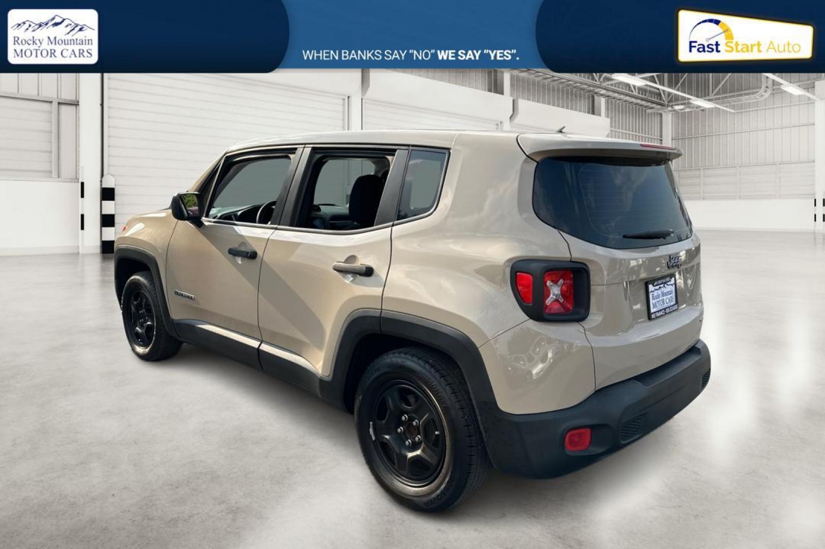 2016 Tan Jeep Renegade Sport FWD (ZACCJAAW3GP) with an 1.4L L4 DOHC 16V TURBO engine, 6M transmission, located at 767 S State Road, Pleasant Grove, UT, 84062, (801) 785-1058, 40.354839, -111.736687 - Photo#4