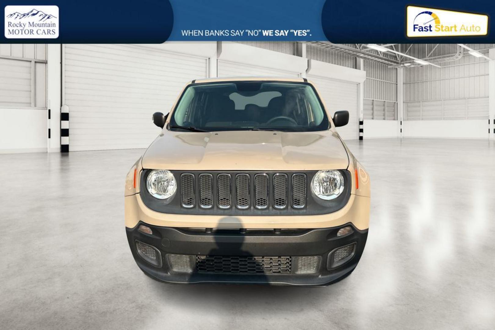 2016 Tan Jeep Renegade Sport FWD (ZACCJAAW3GP) with an 1.4L L4 DOHC 16V TURBO engine, 6M transmission, located at 767 S State Road, Pleasant Grove, UT, 84062, (801) 785-1058, 40.354839, -111.736687 - Photo#7