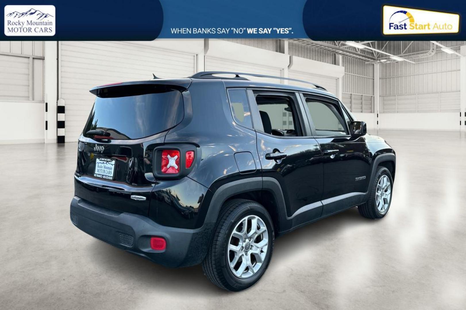 2016 Black Jeep Renegade Latitude FWD (ZACCJABTXGP) with an 2.4L L4 DOHC 16V engine, 6M transmission, located at 344 S Washington Blvd, Ogden, UT, 84404, (801) 399-1799, 41.255482, -111.970848 - Photo#2