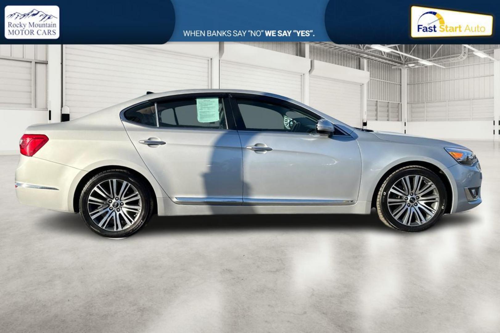 2016 Silver Kia Cadenza Premium (KNALN4D70G5) with an 3.3L V6 DOHC 24V engine, 6A transmission, located at 7755 State Street, Midvale, UT, 84047, (801) 753-9063, 40.610329, -111.890656 - Photo#1