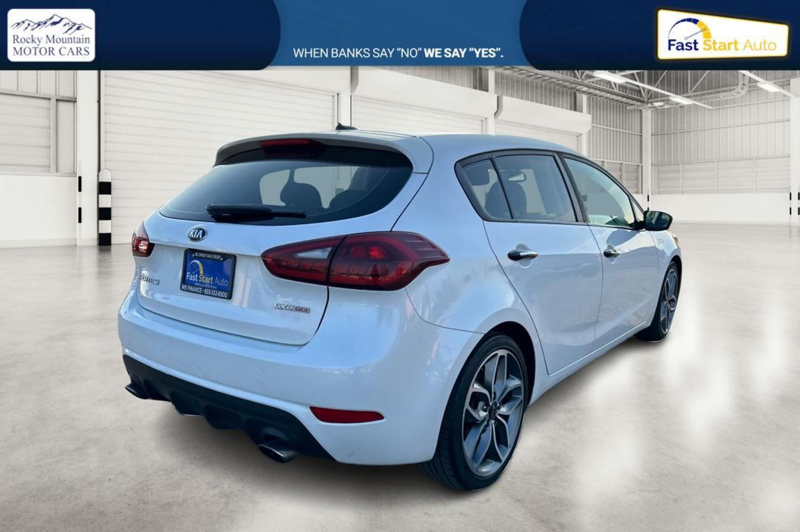 2016 White Kia Forte 5-Door SX (KNAFZ5A32G5) with an 1.6L L4 DOHC 16V engine, 6-Speed Automatic transmission, located at 7755 State Street, Midvale, UT, 84047, (801) 753-9063, 40.610329, -111.890656 - Photo#2