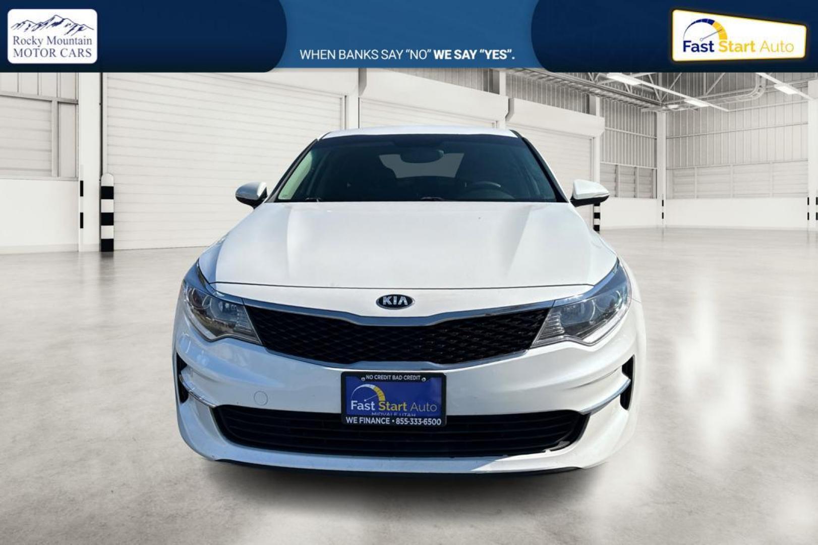 2016 White Kia Optima LX (KNAGT4L34G5) with an 2.4L L4 DOHC 16V engine, 6A transmission, located at 7755 State Street, Midvale, UT, 84047, (801) 753-9063, 40.610329, -111.890656 - Photo#7