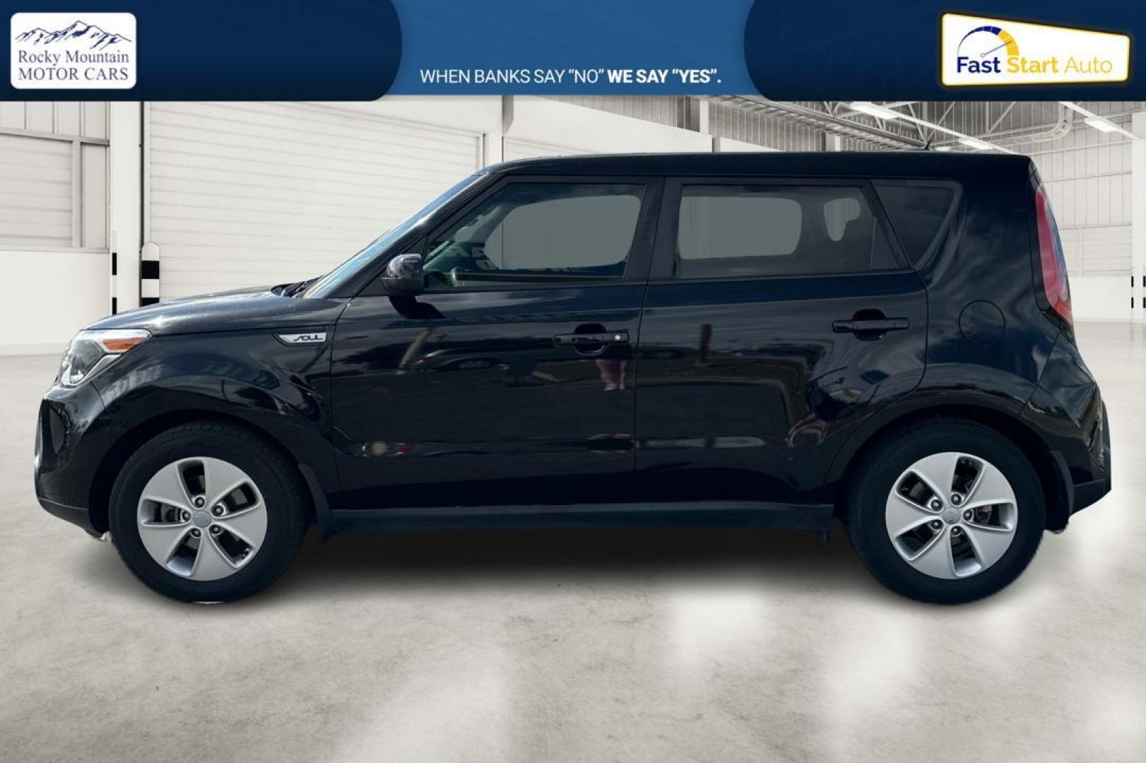 2016 Black Kia Soul Base 6A (KNDJN2A29G7) with an 1.6L L4 DOHC 16V engine, 6A transmission, located at 7755 State Street, Midvale, UT, 84047, (801) 753-9063, 40.610329, -111.890656 - Photo#5