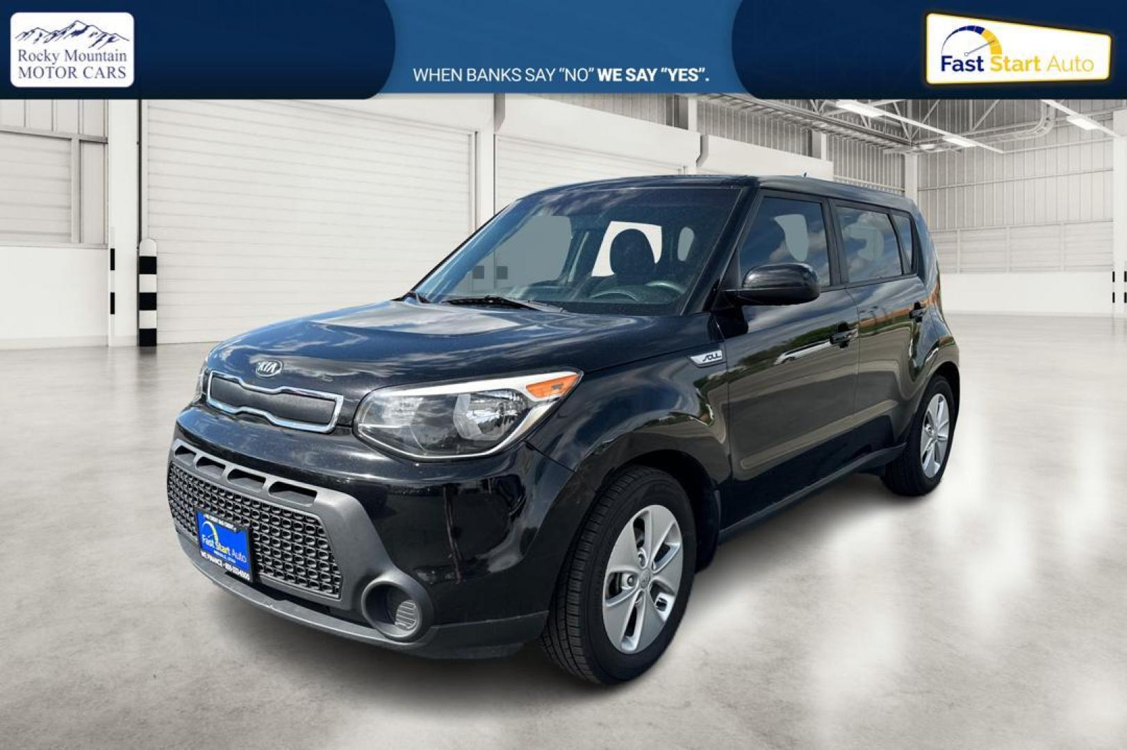 2016 Black Kia Soul Base 6A (KNDJN2A29G7) with an 1.6L L4 DOHC 16V engine, 6A transmission, located at 7755 State Street, Midvale, UT, 84047, (801) 753-9063, 40.610329, -111.890656 - Photo#6