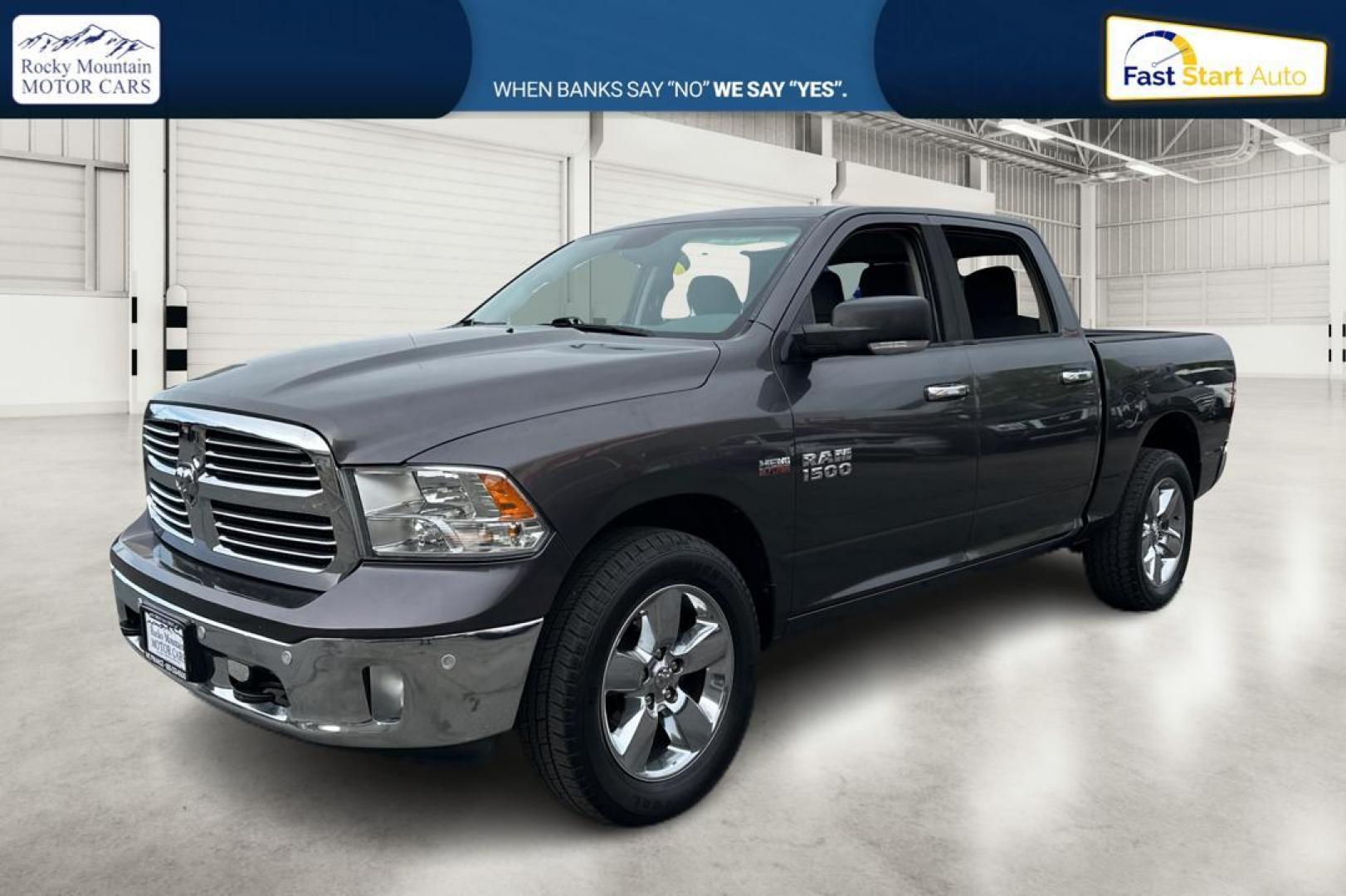 2016 Gray RAM 1500 SLT Crew Cab SWB 4WD (1C6RR7LT0GS) with an 5.7L V8 OHV 16V engine, 6A transmission, located at 767 S State Road, Pleasant Grove, UT, 84062, (801) 785-1058, 40.354839, -111.736687 - Photo#6