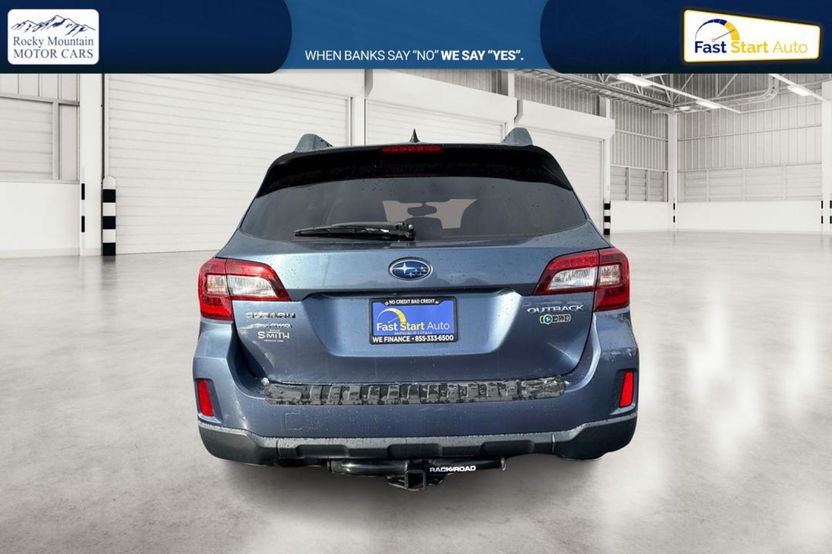 2016 Blue Subaru Outback 2.5i Premium (4S4BSBFC7G3) with an 2.5L H4 DOHC 16V engine, CVT transmission, located at 344 S Washington Blvd, Ogden, UT, 84404, (801) 399-1799, 41.255482, -111.970848 - Photo#4