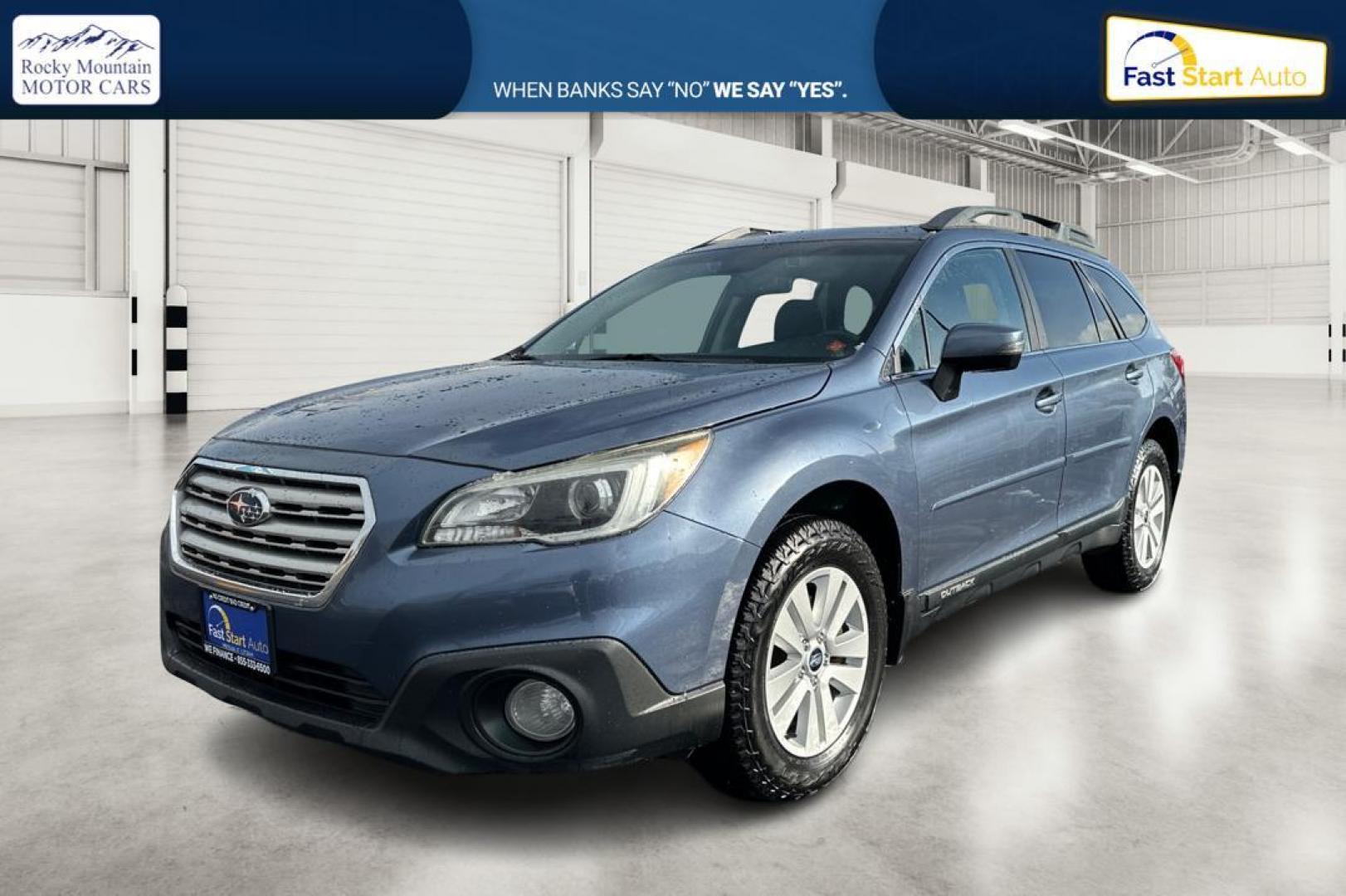 2016 Blue Subaru Outback 2.5i Premium (4S4BSBFC7G3) with an 2.5L H4 DOHC 16V engine, CVT transmission, located at 344 S Washington Blvd, Ogden, UT, 84404, (801) 399-1799, 41.255482, -111.970848 - Photo#8