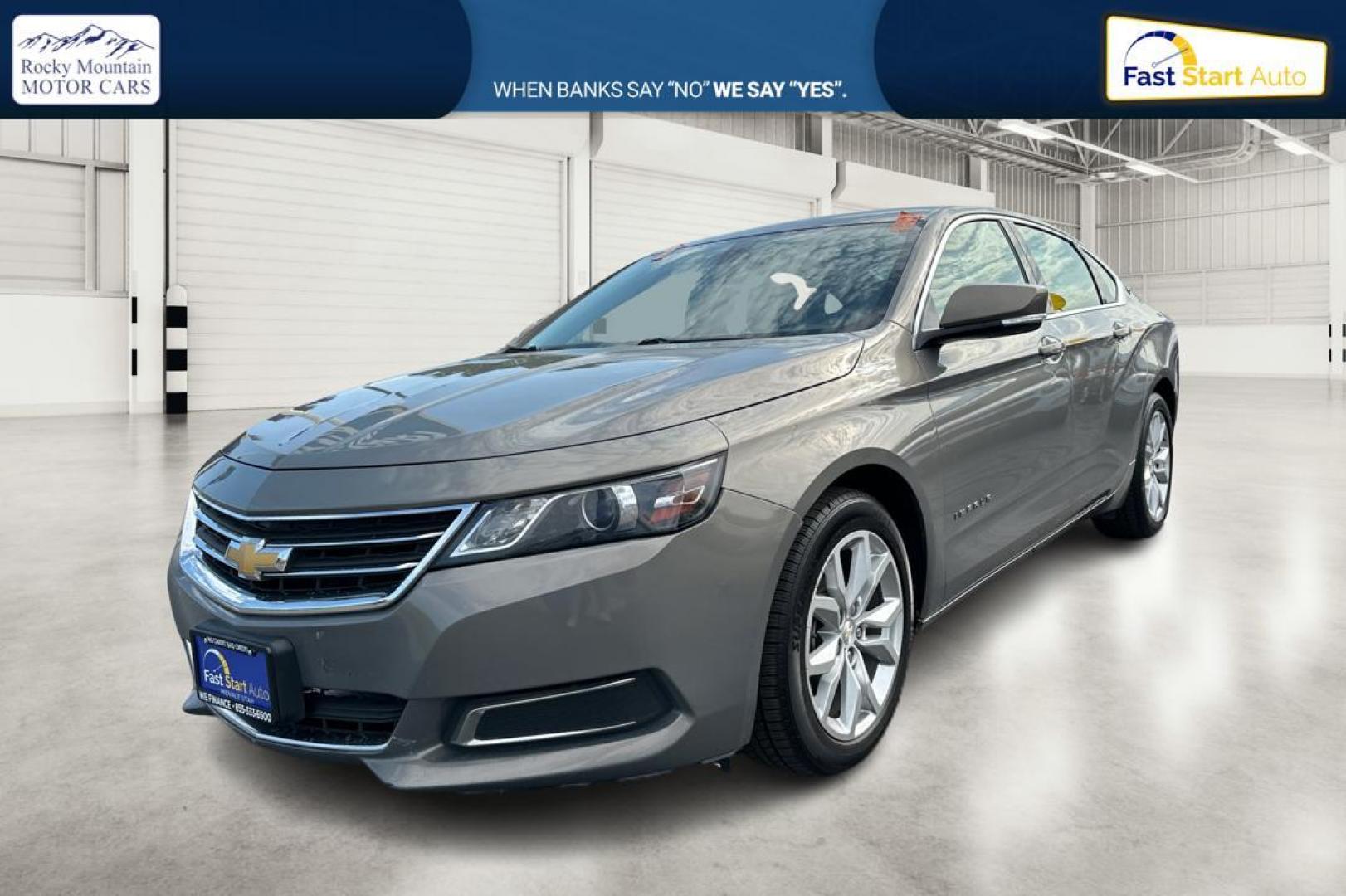 2017 Gray Chevrolet Impala LT (1G1105S3XHU) with an 3.6L V6 DOHC 24V engine, 6A transmission, located at 344 S Washington Blvd, Ogden, UT, 84404, (801) 399-1799, 41.255482, -111.970848 - Photo#6