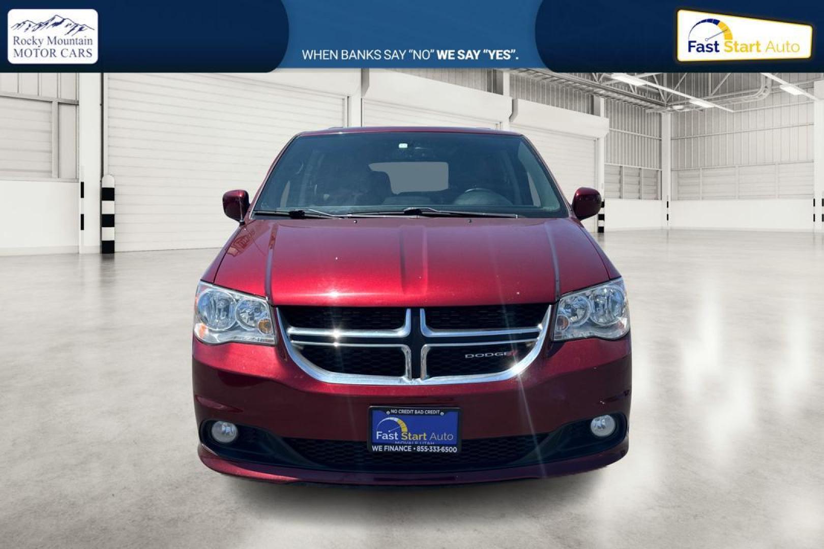 2017 Red Dodge Grand Caravan SXT (2C4RDGCG0HR) with an 3.6L V6 DOHC 24V engine, 6A transmission, located at 7755 State Street, Midvale, UT, 84047, (801) 753-9063, 40.610329, -111.890656 - Photo#7