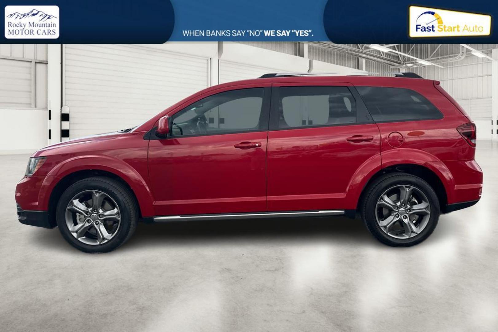 2017 Red Dodge Journey Crossroad Plus FWD (3C4PDCGG8HT) with an 3.6L V6 DOHC 24V engine, 4A transmission, located at 7755 State Street, Midvale, UT, 84047, (801) 753-9063, 40.610329, -111.890656 - Photo#5