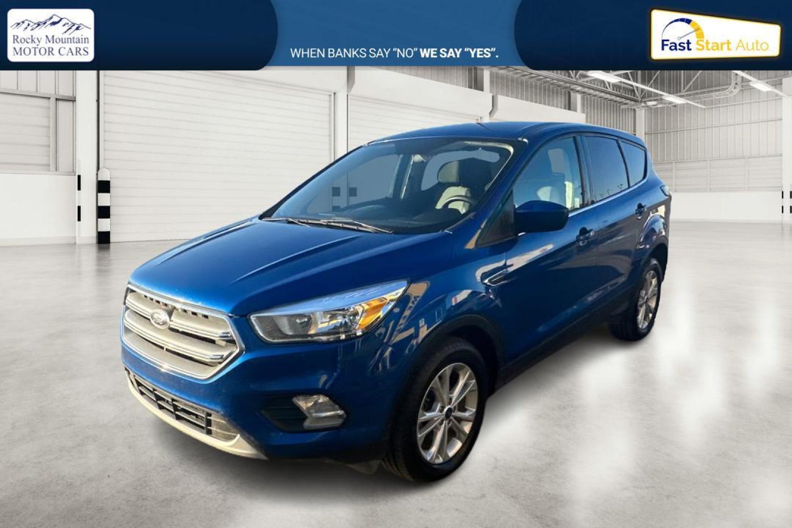 2017 Blue Ford Escape SE FWD (1FMCU0GD9HU) with an 1.5L L4 DOHC 16V engine, 6A transmission, located at 7755 State Street, Midvale, UT, 84047, (801) 753-9063, 40.610329, -111.890656 - Photo#6