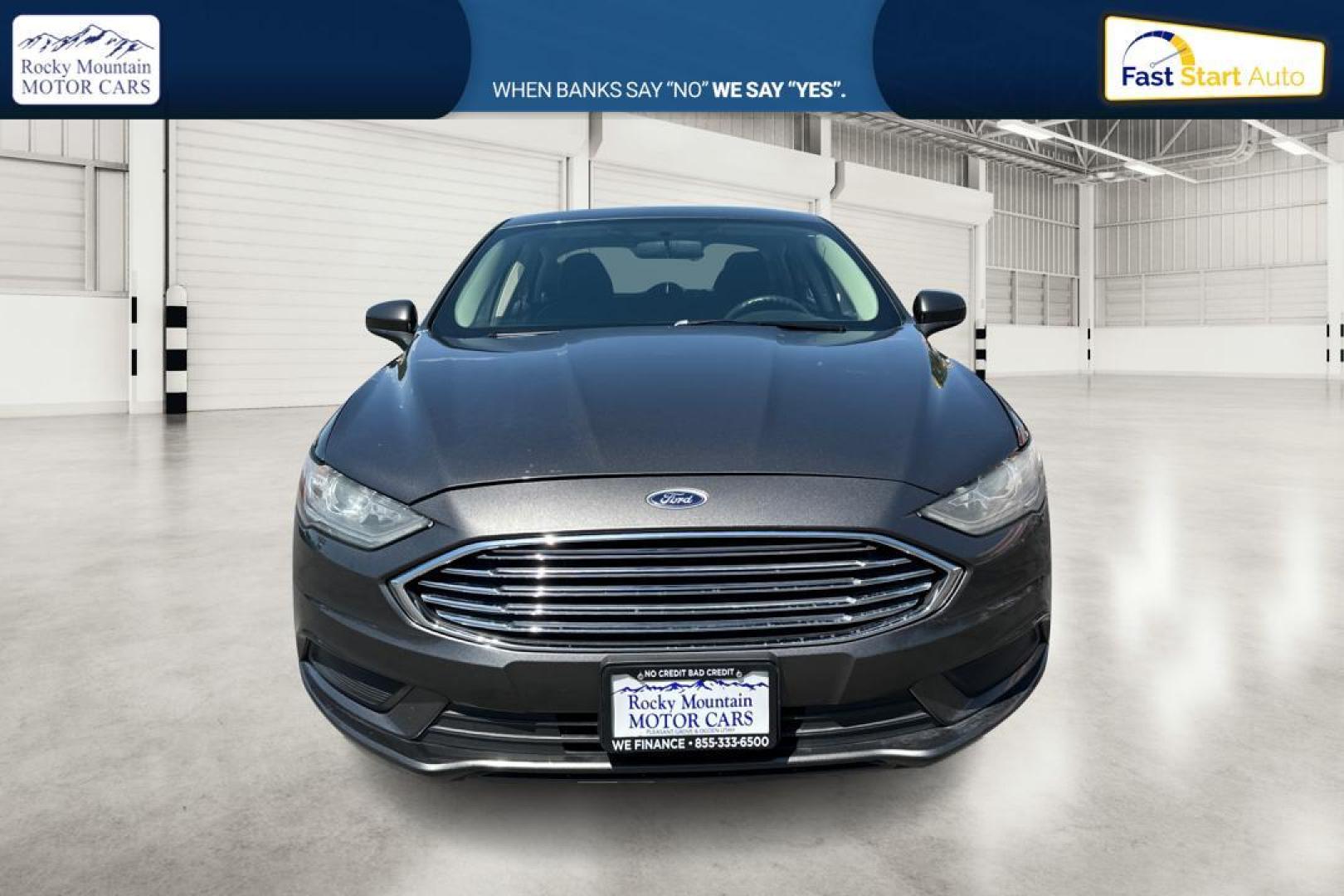 2017 Gray Ford Fusion SE (3FA6P0H76HR) with an 2.5L L4 DOHC 16V engine, 6A transmission, located at 7755 State Street, Midvale, UT, 84047, (801) 753-9063, 40.610329, -111.890656 - Photo#7