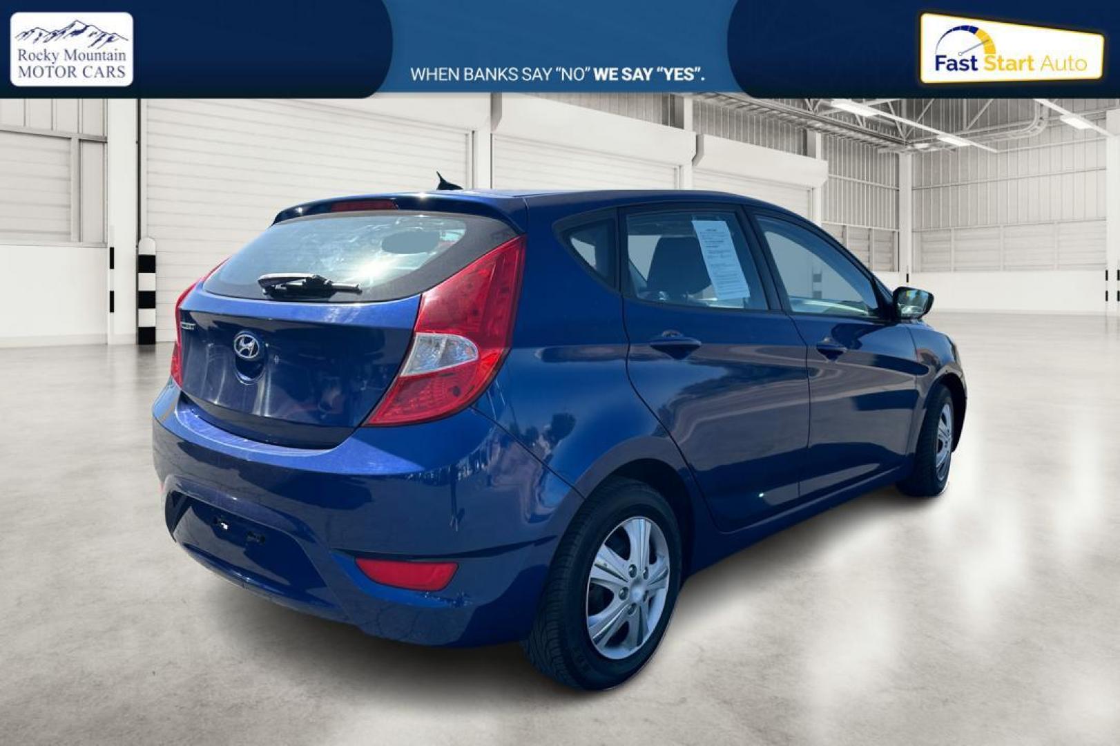 2017 Blue Hyundai Accent SE 5-Door 6A (KMHCT5AE5HU) with an 1.6L L4 DOHC 16V engine, 6A transmission, located at 344 S Washington Blvd, Ogden, UT, 84404, (801) 399-1799, 41.255482, -111.970848 - Photo#2