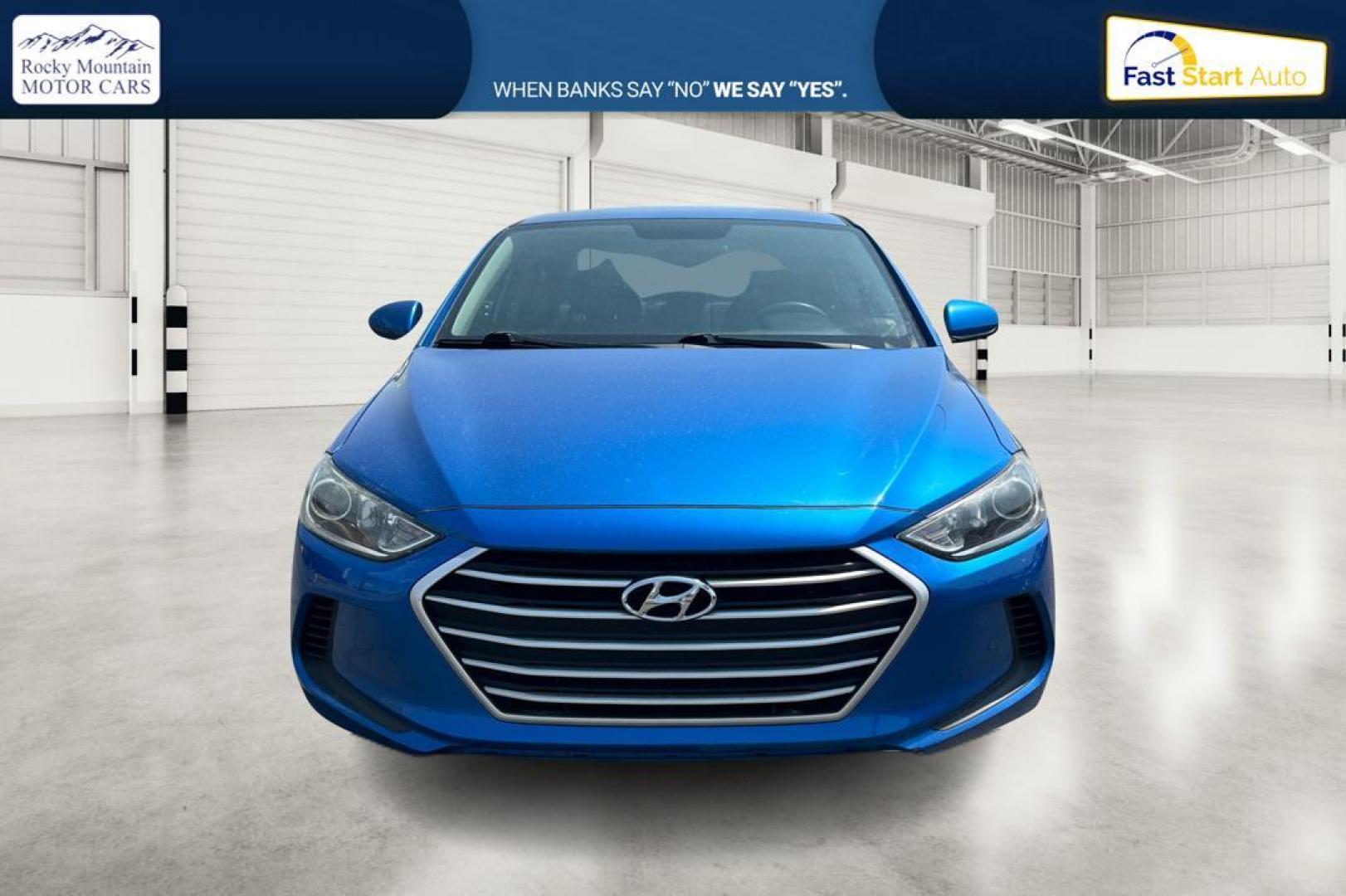 2017 Blue Hyundai Elantra Limited (5NPD84LF4HH) with an 1.8L L4 DOHC 16V engine, 6A transmission, located at 7755 State Street, Midvale, UT, 84047, (801) 753-9063, 40.610329, -111.890656 - Photo#7