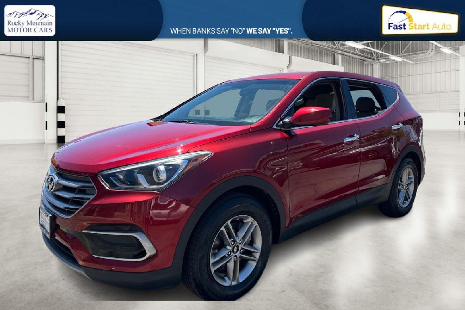 2017 Red Hyundai Santa Fe Sport 2.4 AWD (5XYZTDLB5HG) with an 2.4L L4 DOHC 16V engine, 6A transmission, located at 767 S State Road, Pleasant Grove, UT, 84062, (801) 785-1058, 40.354839, -111.736687 - Photo#6