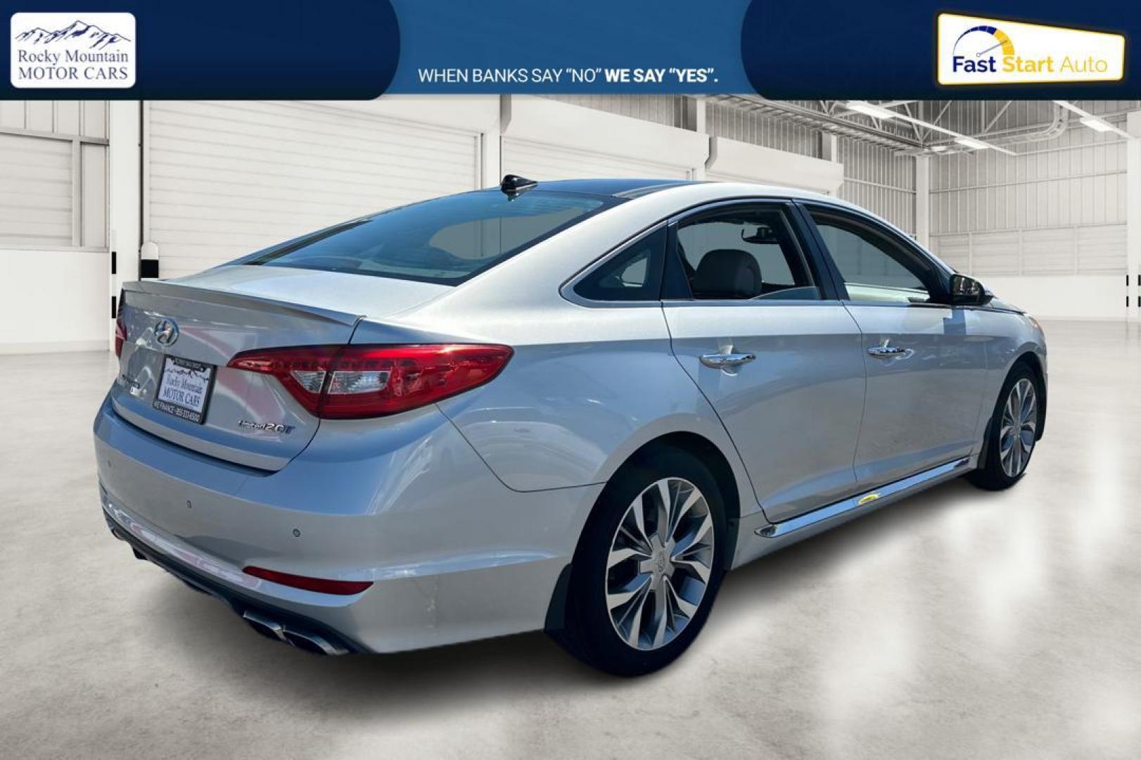 2017 Silver Hyundai Sonata Sport 2.0T (5NPE34AB2HH) with an 2.0L L4 DOHC 16V TURBO engine, 6A transmission, located at 767 S State Road, Pleasant Grove, UT, 84062, (801) 785-1058, 40.354839, -111.736687 - Photo#2