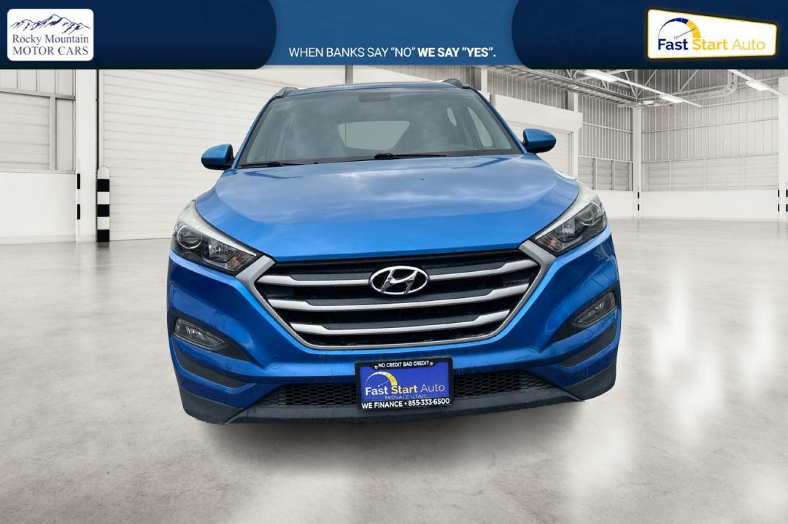 2017 Blue Hyundai Tucson SE w/Preferred Package (KM8J33A47HU) with an 2.0L L4 DOHC 16V engine, 6A transmission, located at 7755 State Street, Midvale, UT, 84047, (801) 753-9063, 40.610329, -111.890656 - Photo#7