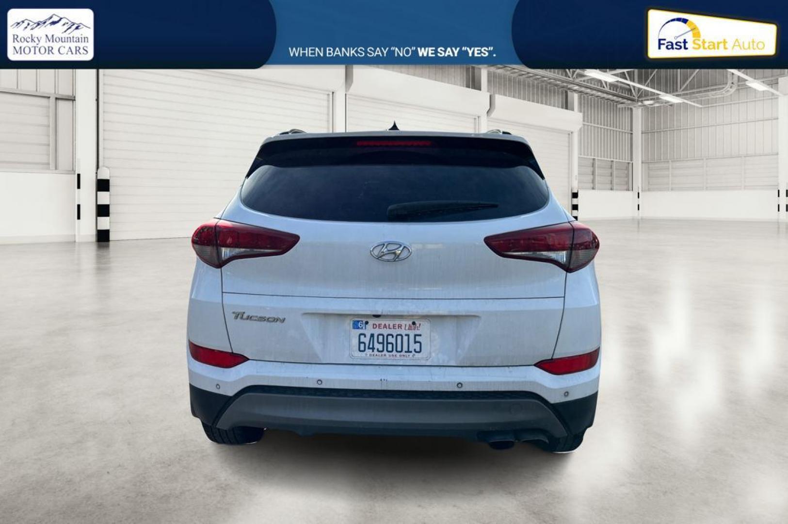 2017 White Hyundai Tucson Eco (KM8J33A21HU) with an 1.6L L4 DOHC 16V engine, 7A transmission, located at 344 S Washington Blvd, Ogden, UT, 84404, (801) 399-1799, 41.255482, -111.970848 - Photo#4