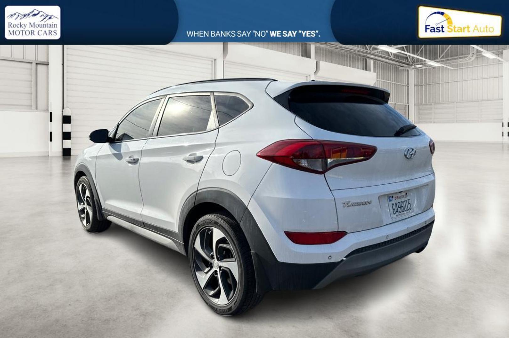 2017 White Hyundai Tucson Eco (KM8J33A21HU) with an 1.6L L4 DOHC 16V engine, 7A transmission, located at 344 S Washington Blvd, Ogden, UT, 84404, (801) 399-1799, 41.255482, -111.970848 - Photo#5