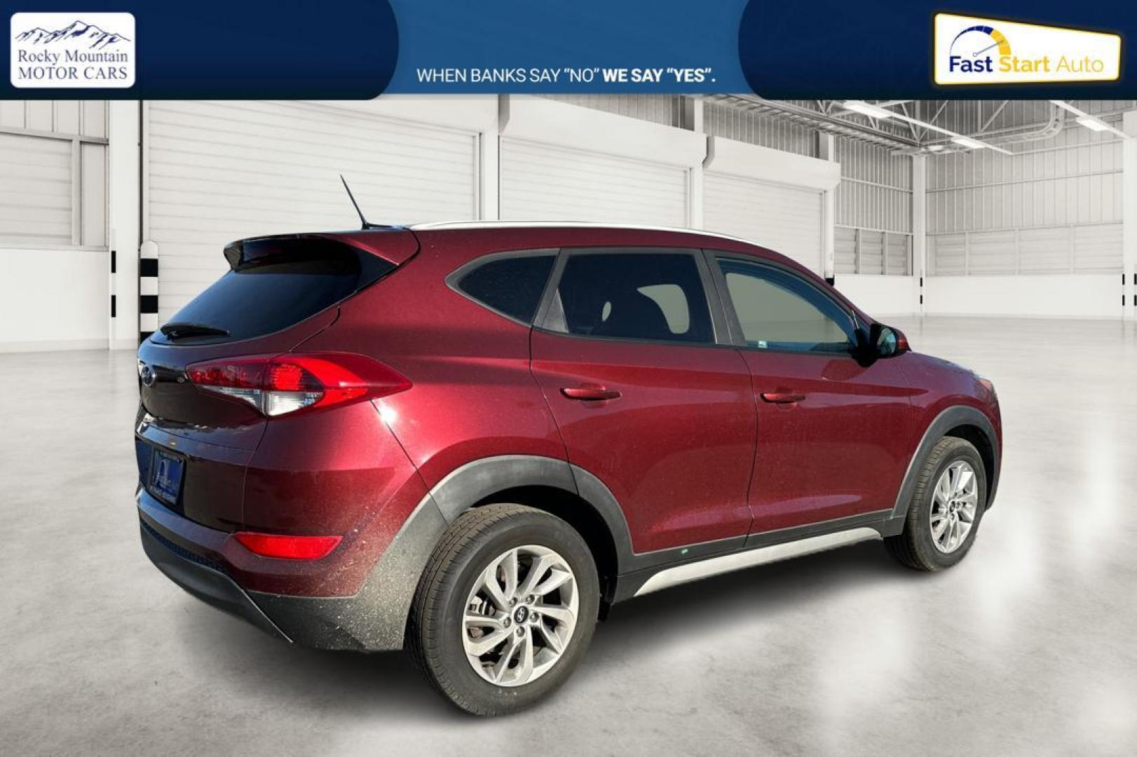 2017 Red Hyundai Tucson SE w/Preferred Package (KM8J33A46HU) with an 2.0L L4 DOHC 16V engine, 6A transmission, located at 767 S State Road, Pleasant Grove, UT, 84062, (801) 785-1058, 40.354839, -111.736687 - Photo#2