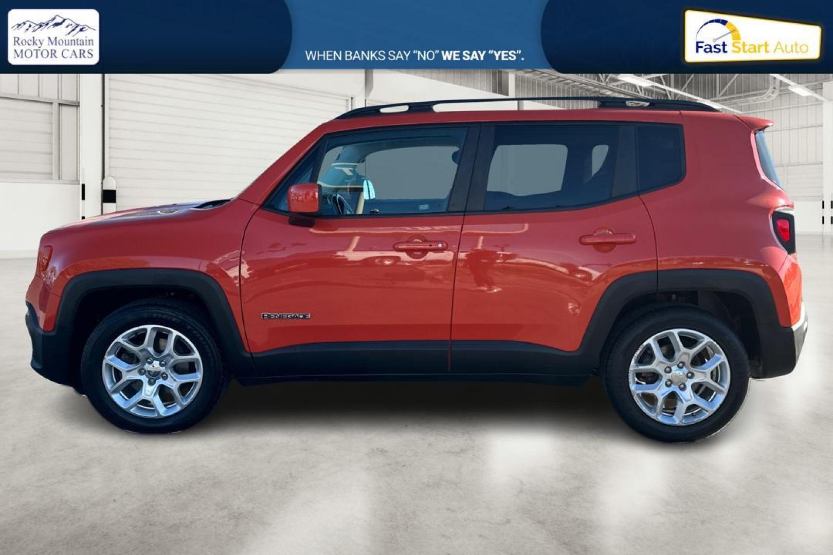 2017 Orange Jeep Renegade Latitude FWD (ZACCJABB6HP) with an 2.4L L4 DOHC 16V engine, 6M transmission, located at 7755 State Street, Midvale, UT, 84047, (801) 753-9063, 40.610329, -111.890656 - Photo#6