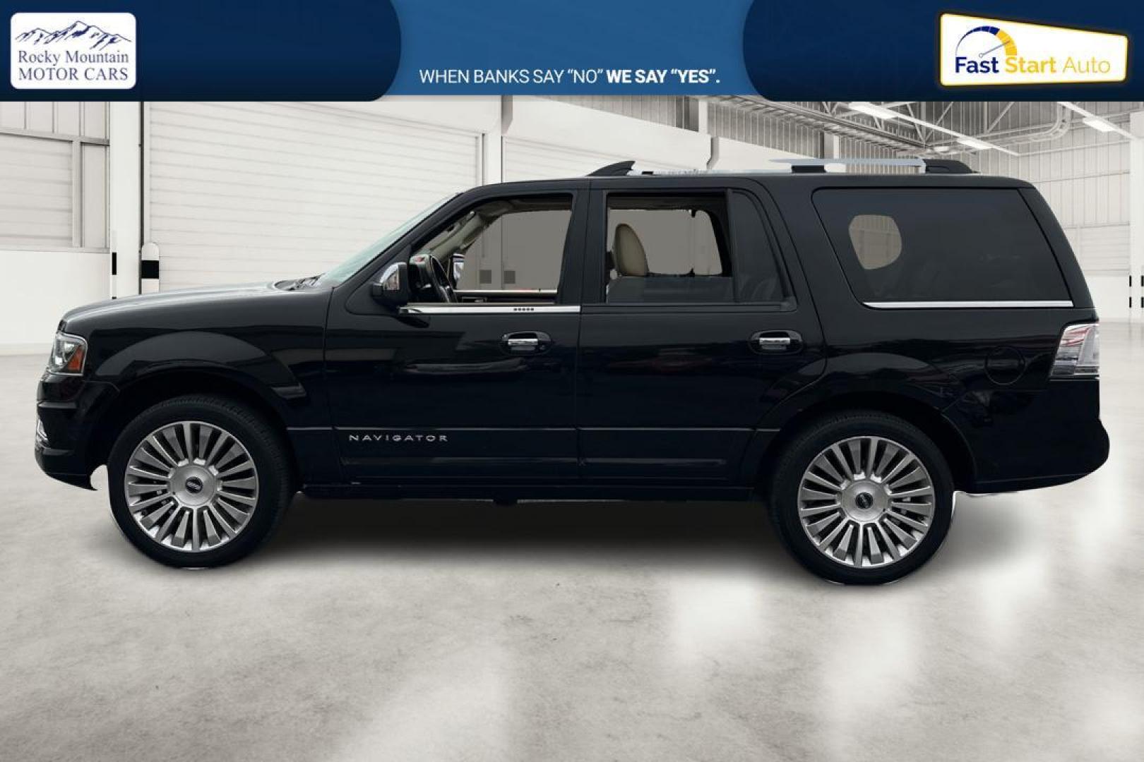 2017 Black Lincoln Navigator Reserve 2WD (5LMJJ2KT8HE) with an 3.5L V6 DOHC 24V FFV engine, 6A transmission, located at 7755 State Street, Midvale, UT, 84047, (801) 753-9063, 40.610329, -111.890656 - Photo#6