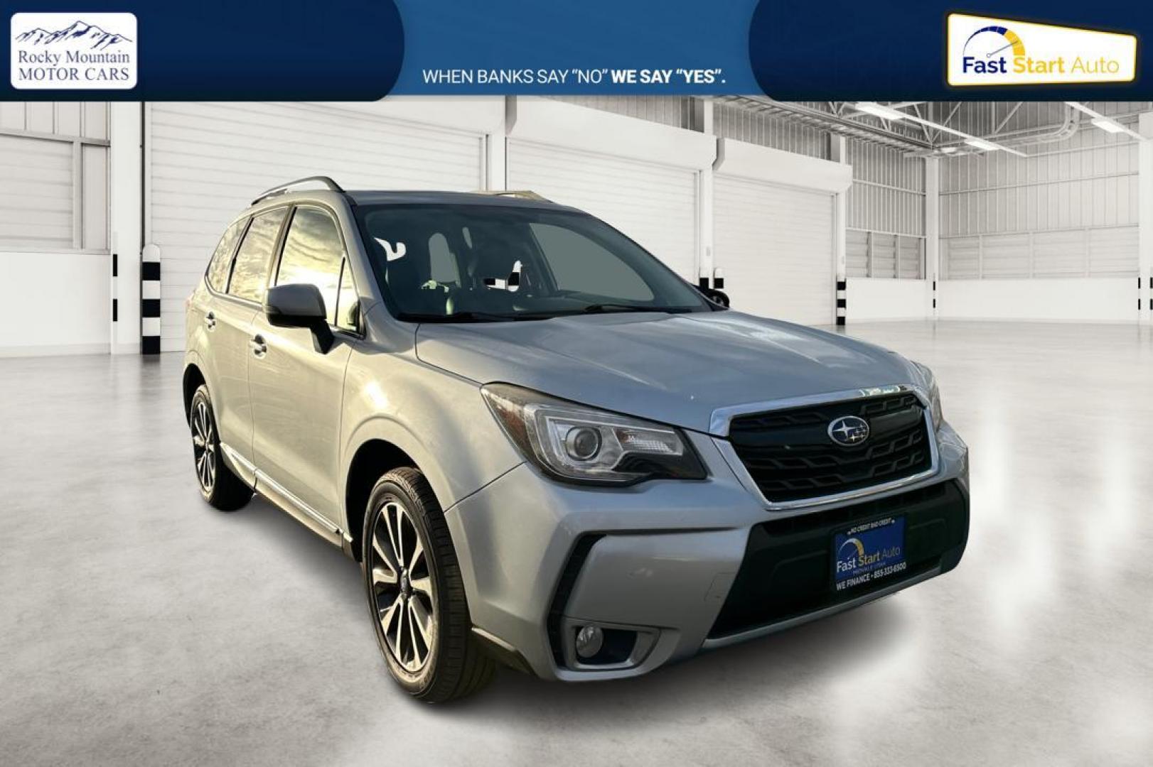 2017 Silver Subaru Forester 2.0XT Touring (JF2SJGTC1HH) with an 2.0L H4 SOHC 16V engine, CVT transmission, located at 767 S State Road, Pleasant Grove, UT, 84062, (801) 785-1058, 40.354839, -111.736687 - Photo#0