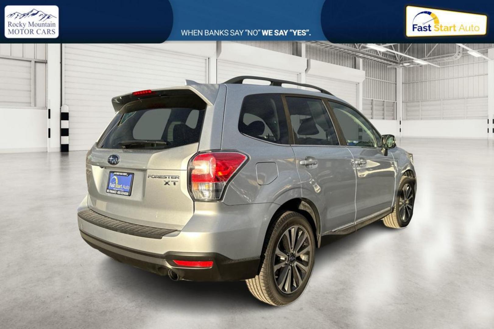 2017 Silver Subaru Forester 2.0XT Touring (JF2SJGTC1HH) with an 2.0L H4 SOHC 16V engine, CVT transmission, located at 767 S State Road, Pleasant Grove, UT, 84062, (801) 785-1058, 40.354839, -111.736687 - Photo#2