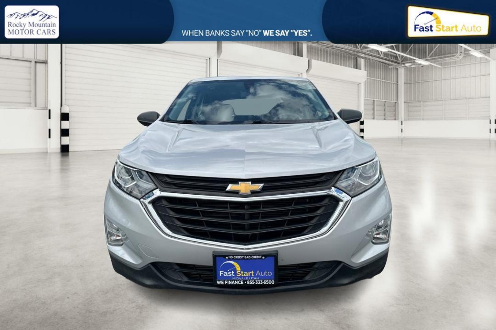 2018 Silver Chevrolet Equinox LS 2WD (2GNAXHEV2J6) with an 1.5L L4 DIR DOHC 16V TURBO engine, 6A transmission, located at 7755 State Street, Midvale, UT, 84047, (801) 753-9063, 40.610329, -111.890656 - Photo#7