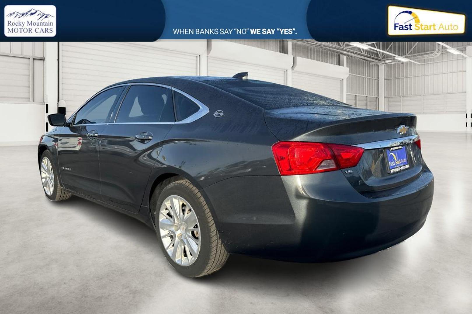 2018 Gray Chevrolet Impala LS Fleet (2G11X5S32J9) with an 3.6L V6 DOHC 24VV FFV engine, 6A transmission, located at 7755 State Street, Midvale, UT, 84047, (801) 753-9063, 40.610329, -111.890656 - Photo#5