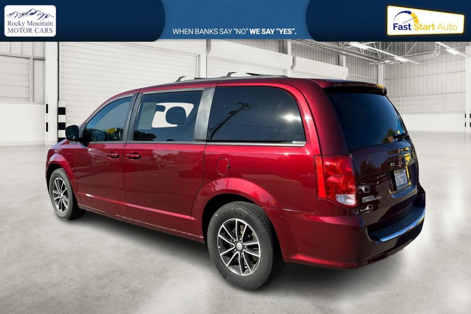 2018 Red Dodge Grand Caravan GT (2C4RDGEG0JR) with an 3.6L V6 DOHC 24V engine, 6A transmission, located at 767 S State Road, Pleasant Grove, UT, 84062, (801) 785-1058, 40.354839, -111.736687 - Photo#5