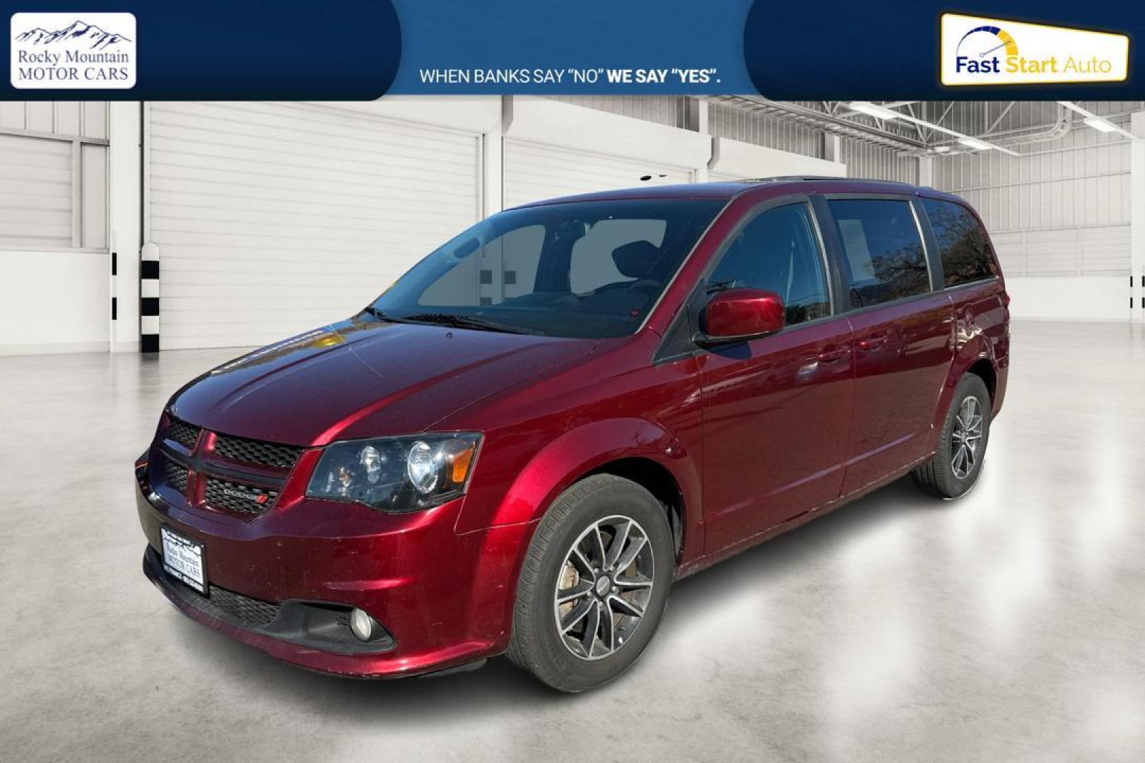 2018 Red Dodge Grand Caravan GT (2C4RDGEG0JR) with an 3.6L V6 DOHC 24V engine, 6A transmission, located at 767 S State Road, Pleasant Grove, UT, 84062, (801) 785-1058, 40.354839, -111.736687 - Photo#8