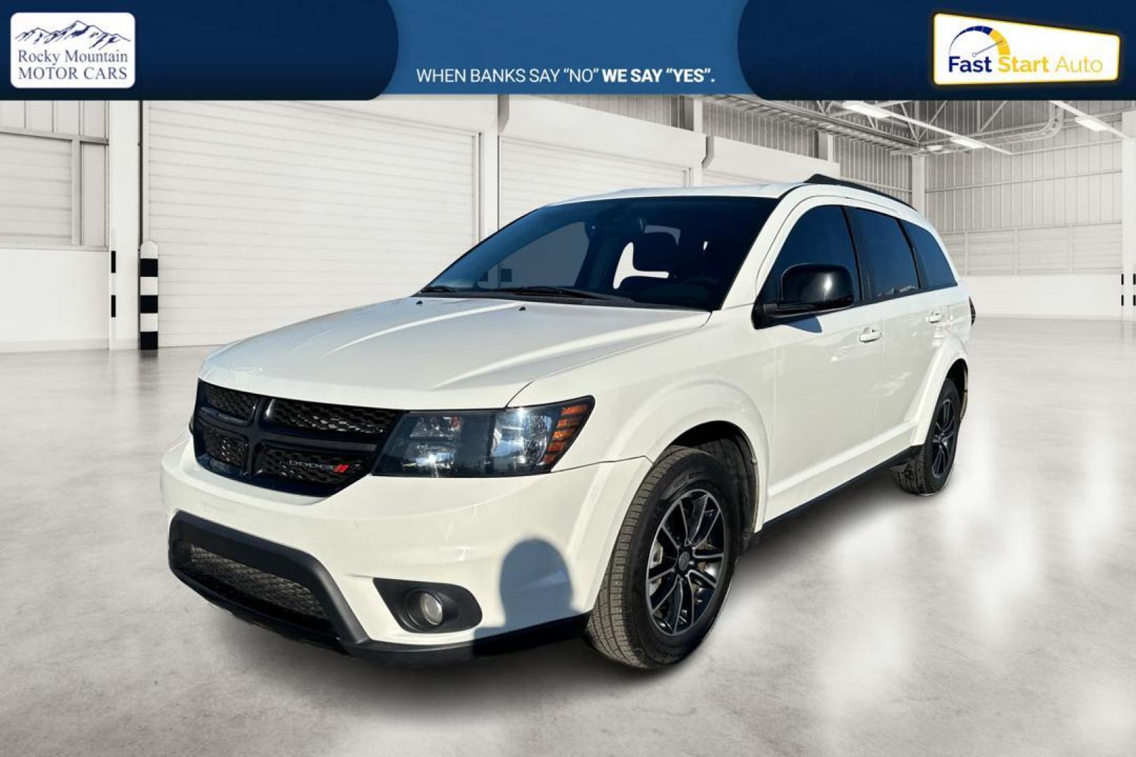 2018 White Dodge Journey SXT (3C4PDCBG9JT) with an 3.6L V6 DOHC 24V engine, 4A transmission, located at 7755 State Street, Midvale, UT, 84047, (801) 753-9063, 40.610329, -111.890656 - Photo#8